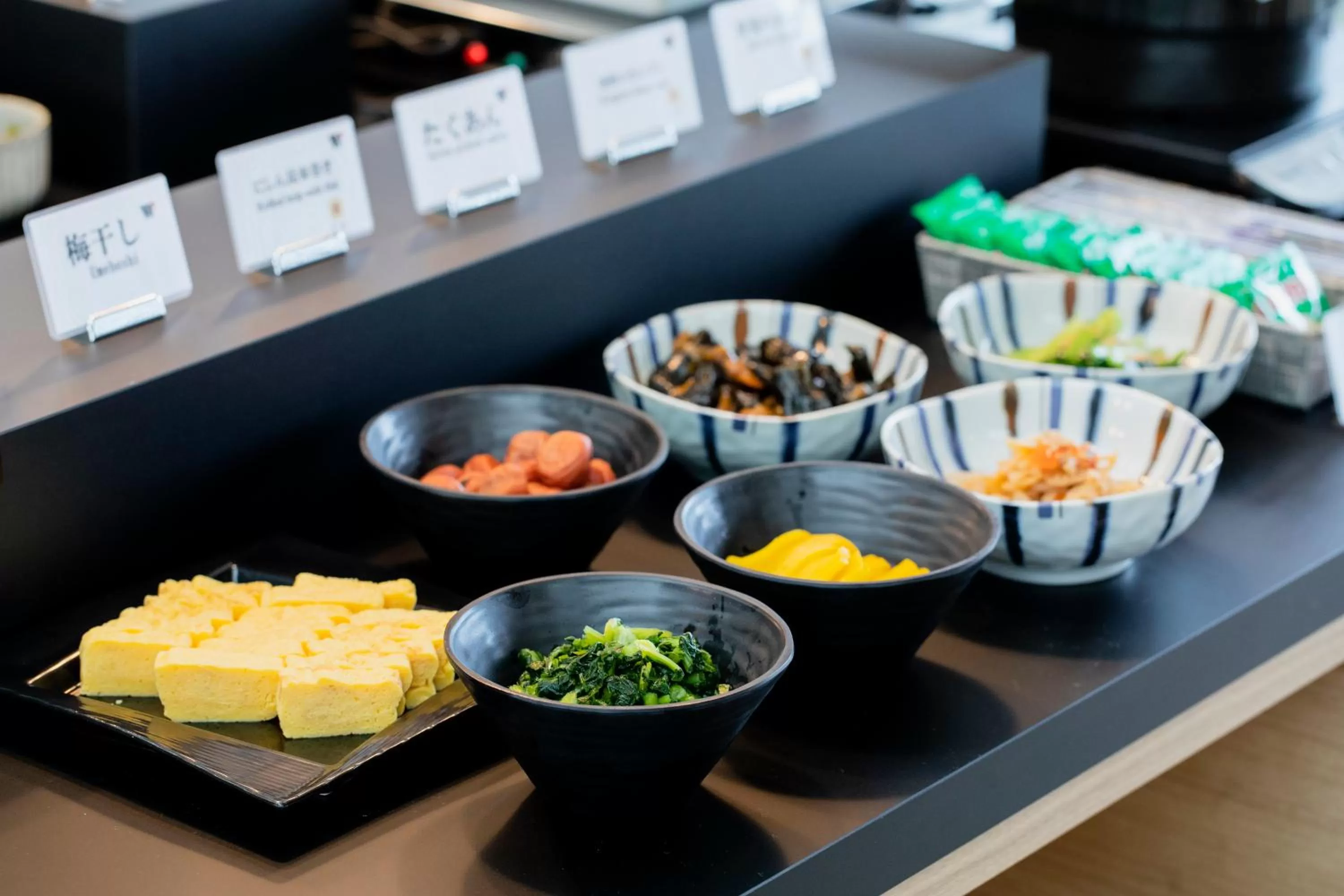 Buffet breakfast in Hotel Wing International Asahikawa Ekimae