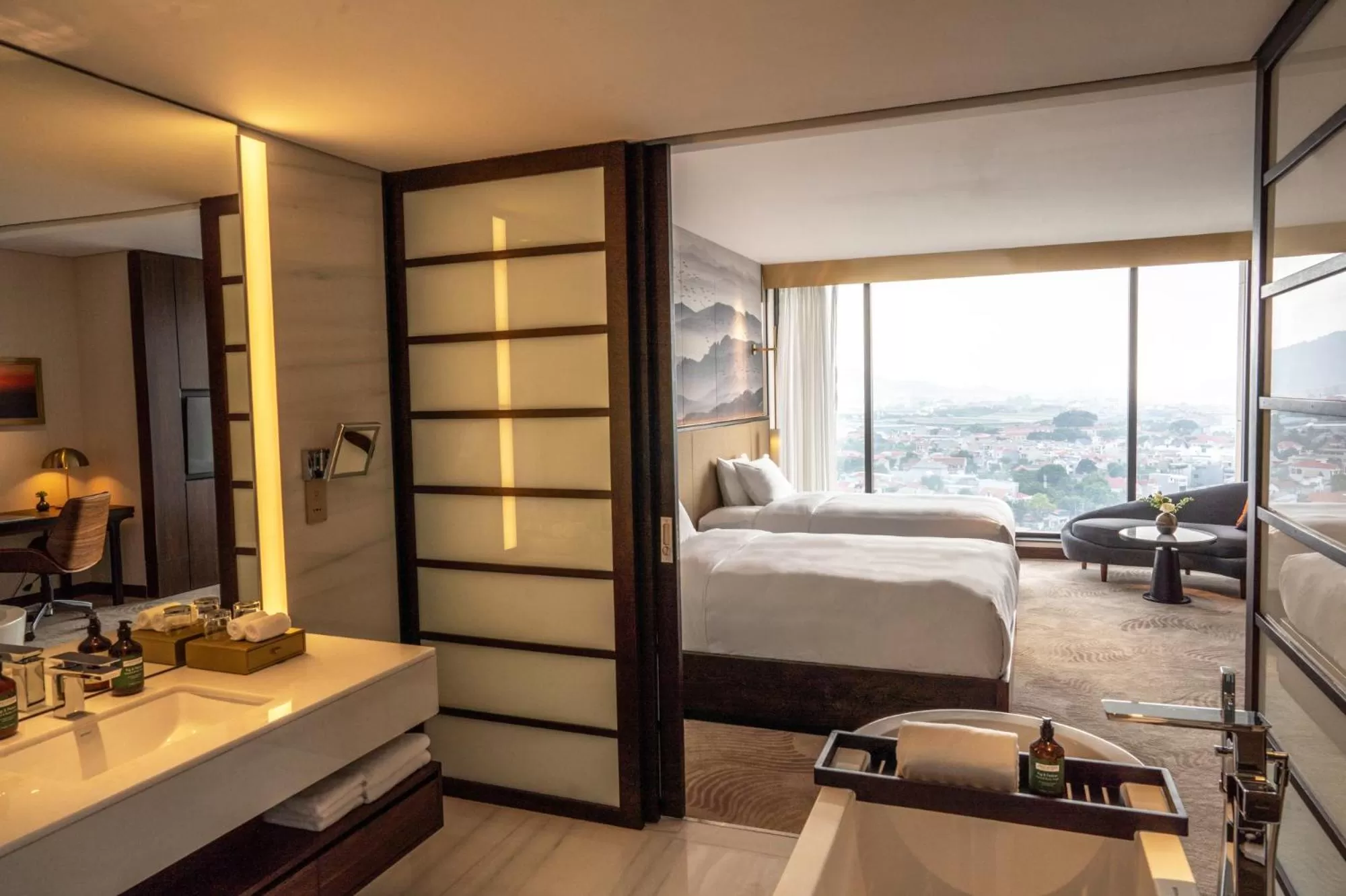 Bathroom, Bed in Crowne Plaza Vinh Yen City Centre by IHG