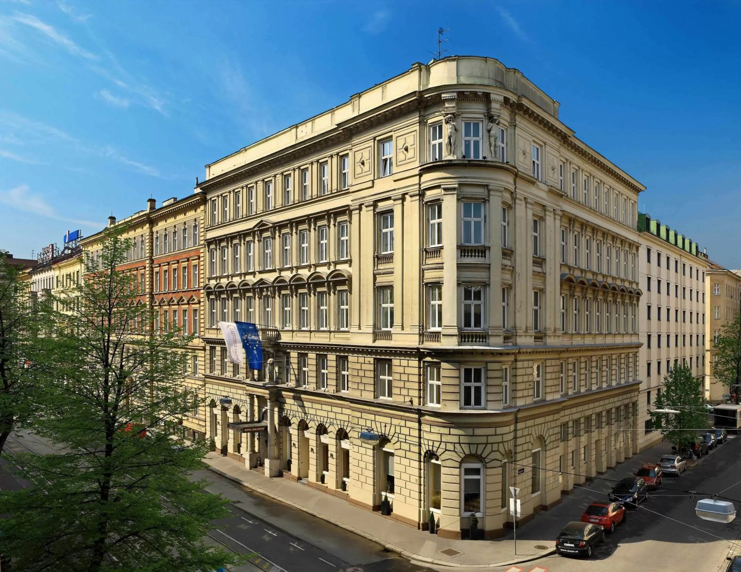 Property building in Hotel Bellevue Wien