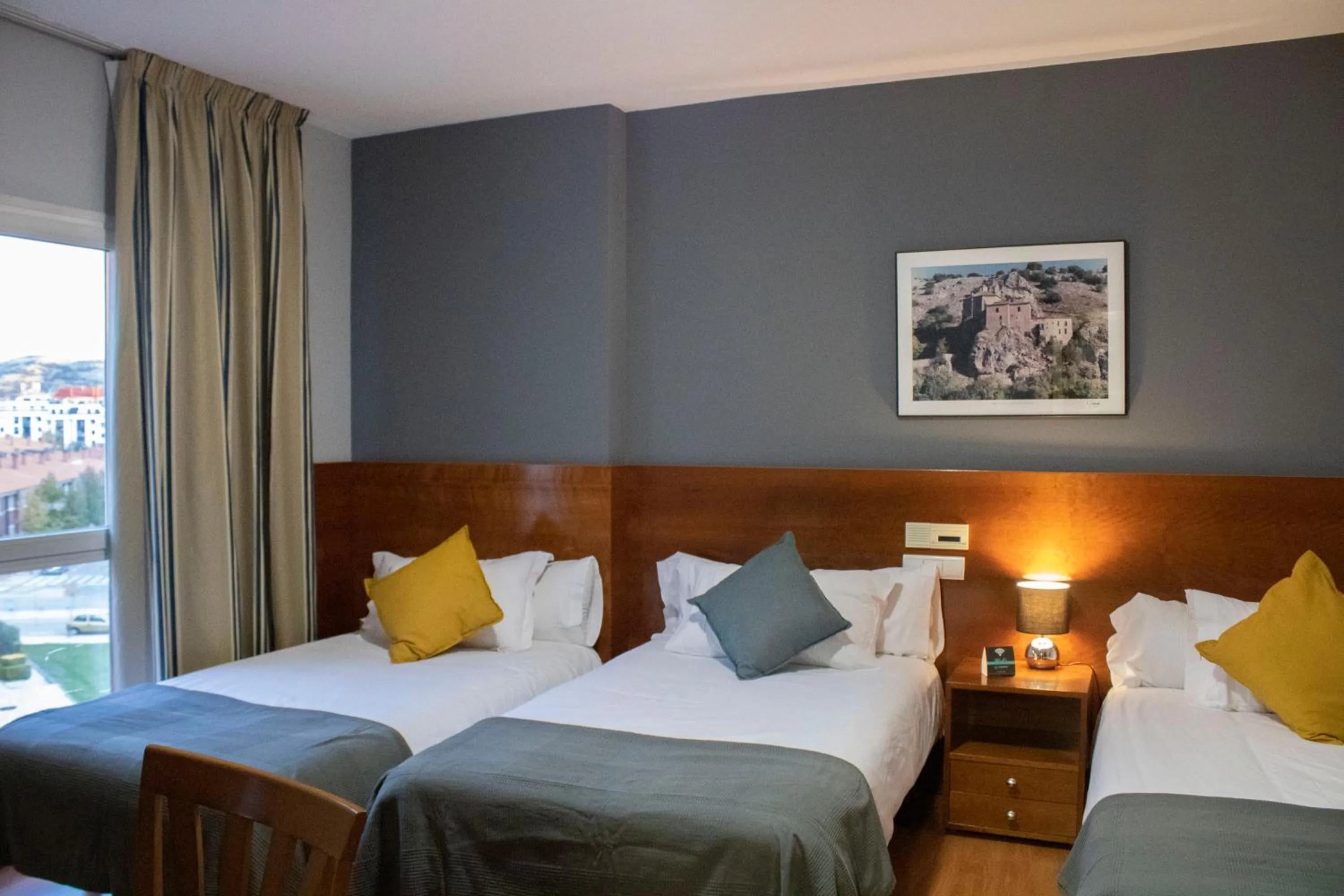 Bedroom, Bed in Hotel Alda Ciudad de Soria