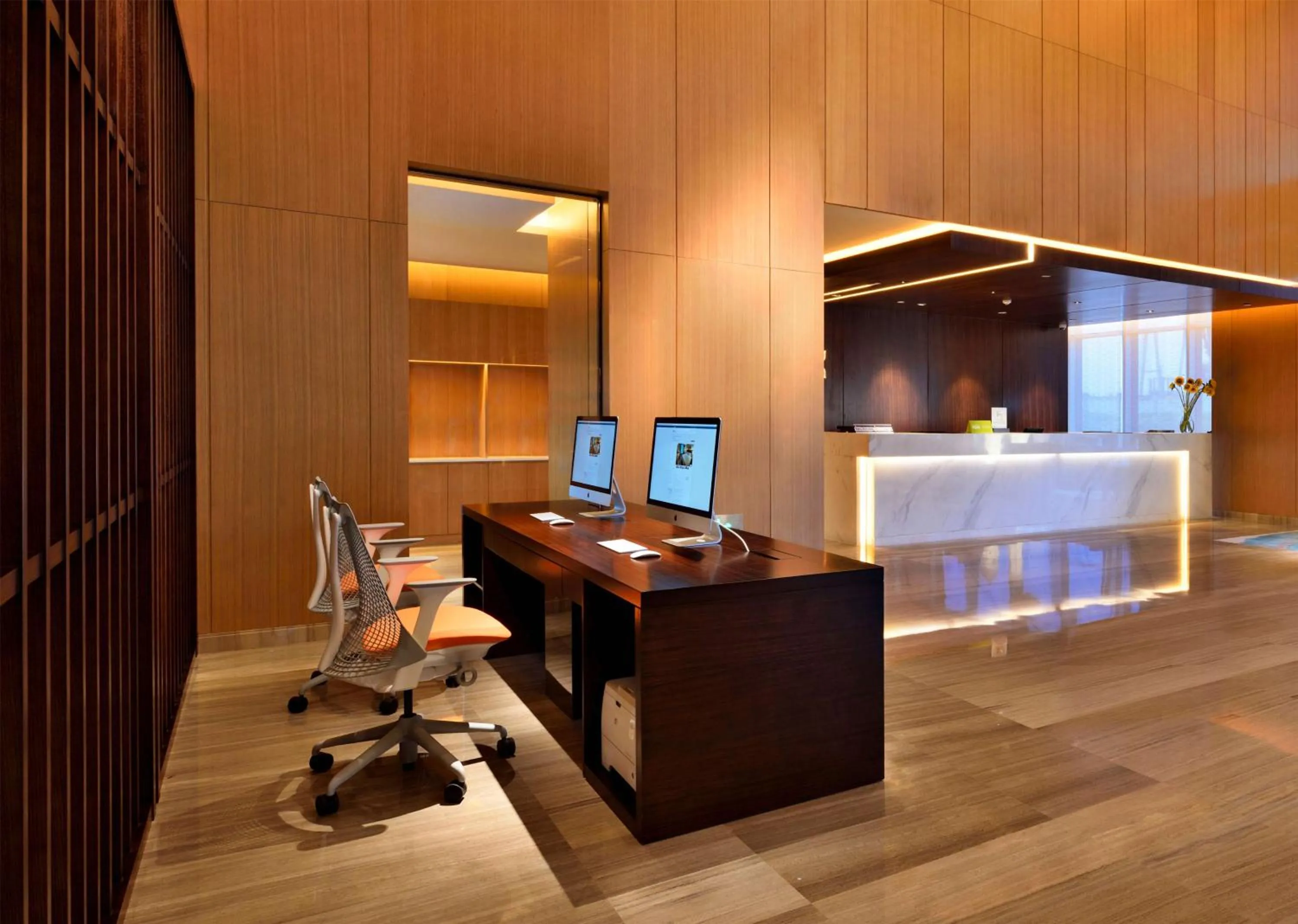 Lobby or reception in Hilton Garden Inn Chengdu Huayang