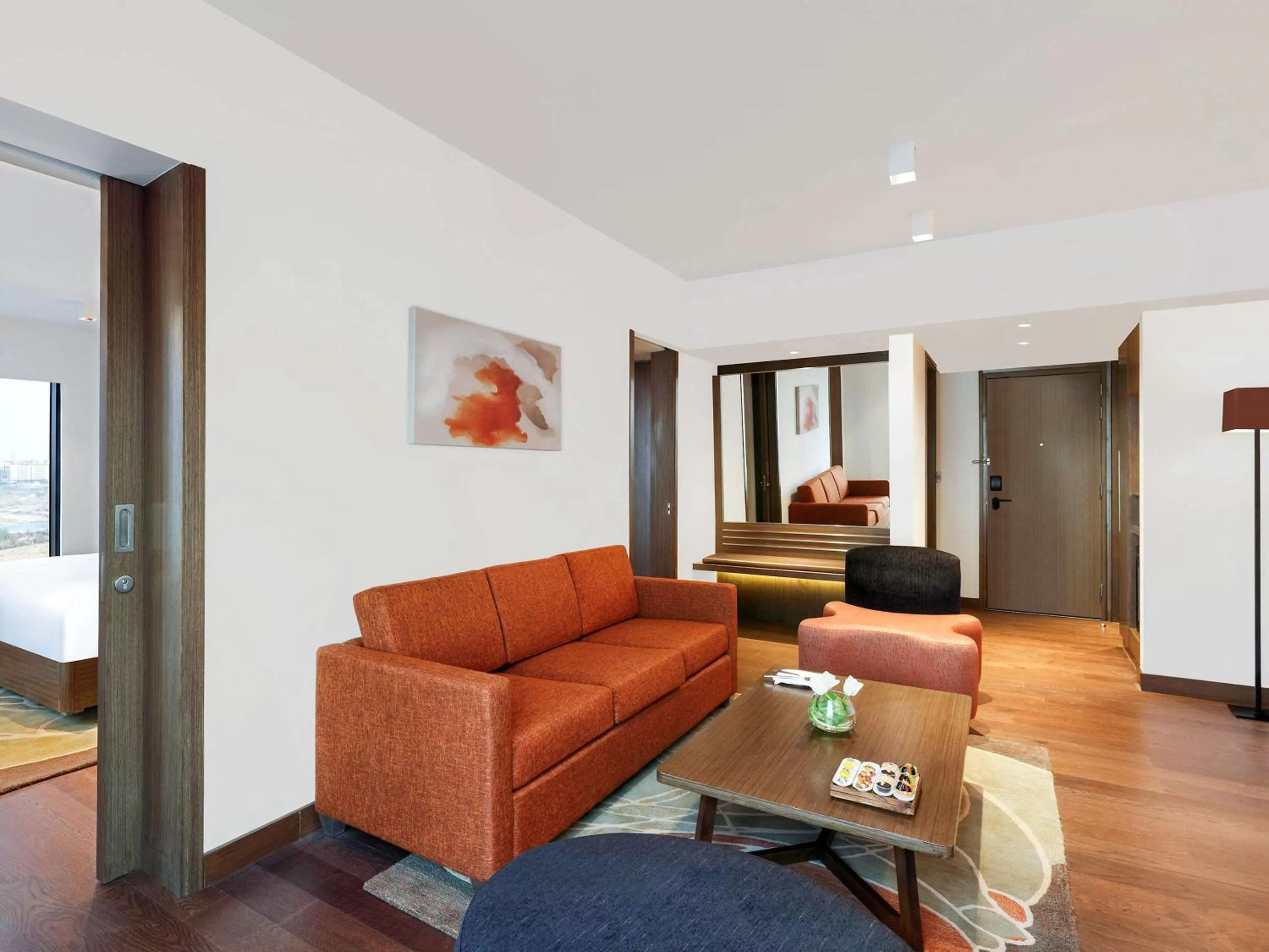 Living room in Novotel New Delhi Aerocity