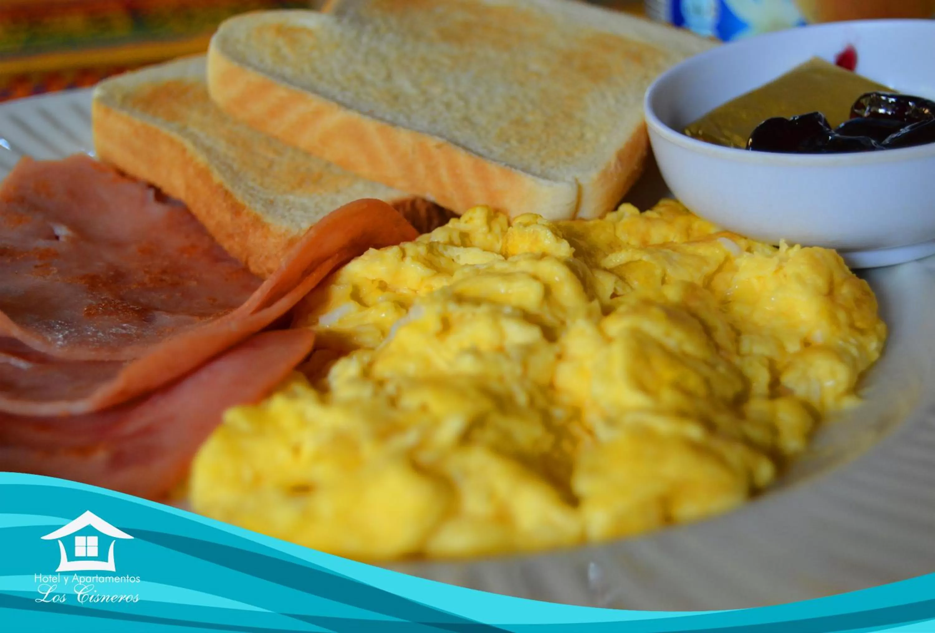 American breakfast in Hotel y Apartments Los Cisneros