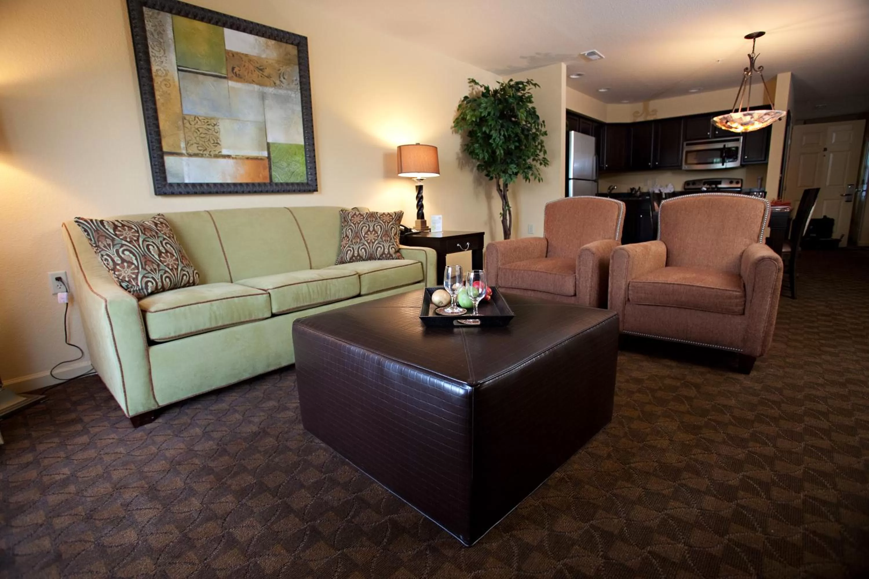 Living room in The Colonies at Williamsburg