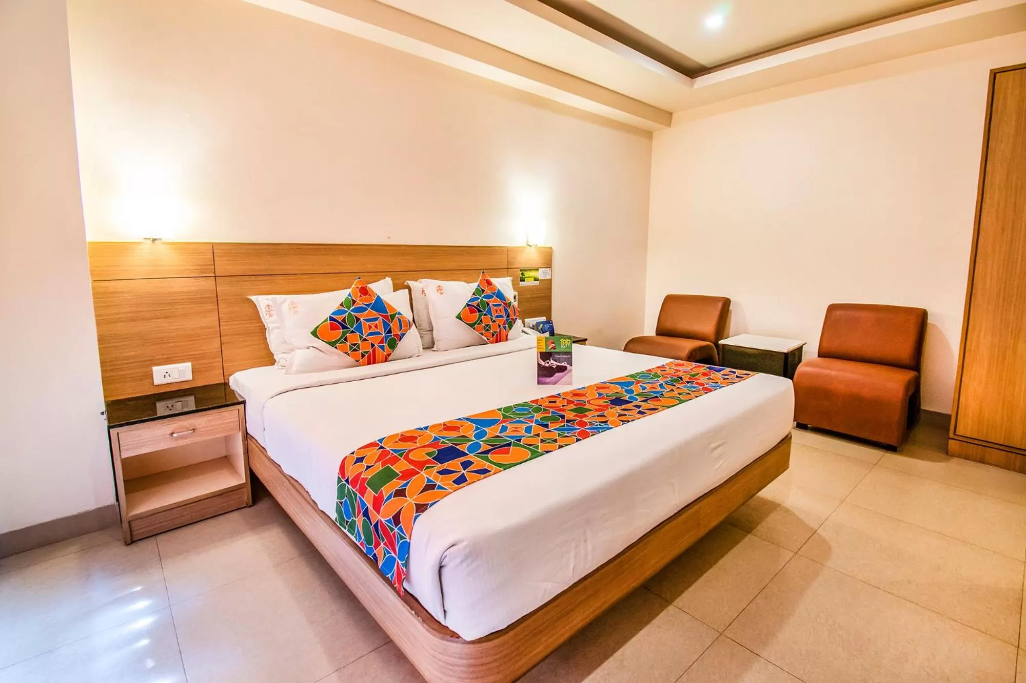 Bedroom, Bed in FabHotel Prime Royal Castle Gandhipuram