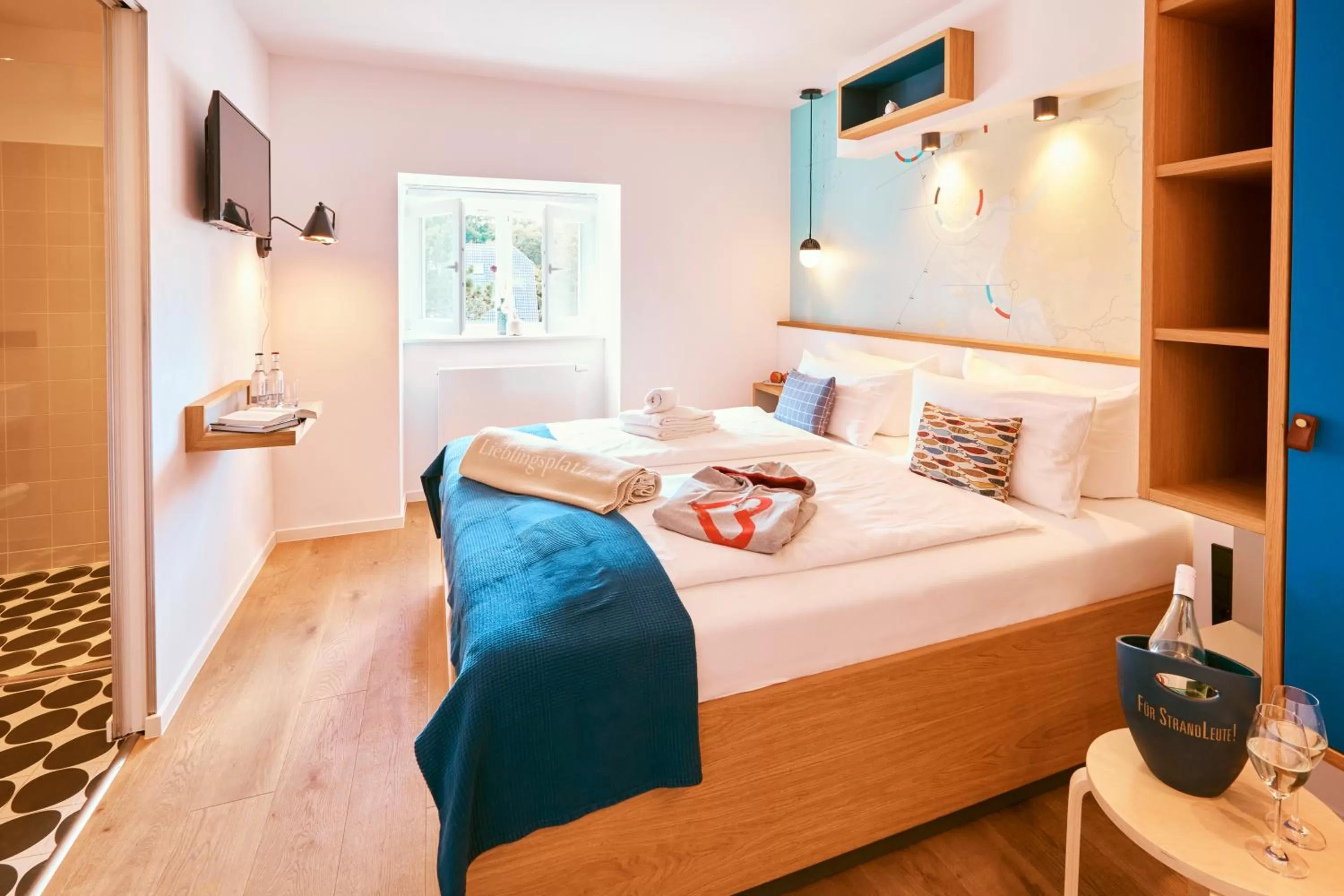 Kajuetenzimmer in Lieblingsplatz Strandhotel