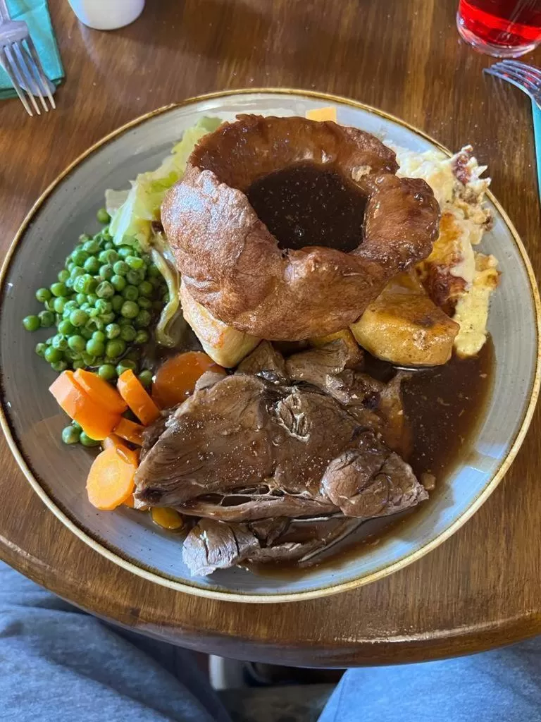 Food and drinks in The Black Horse Inn