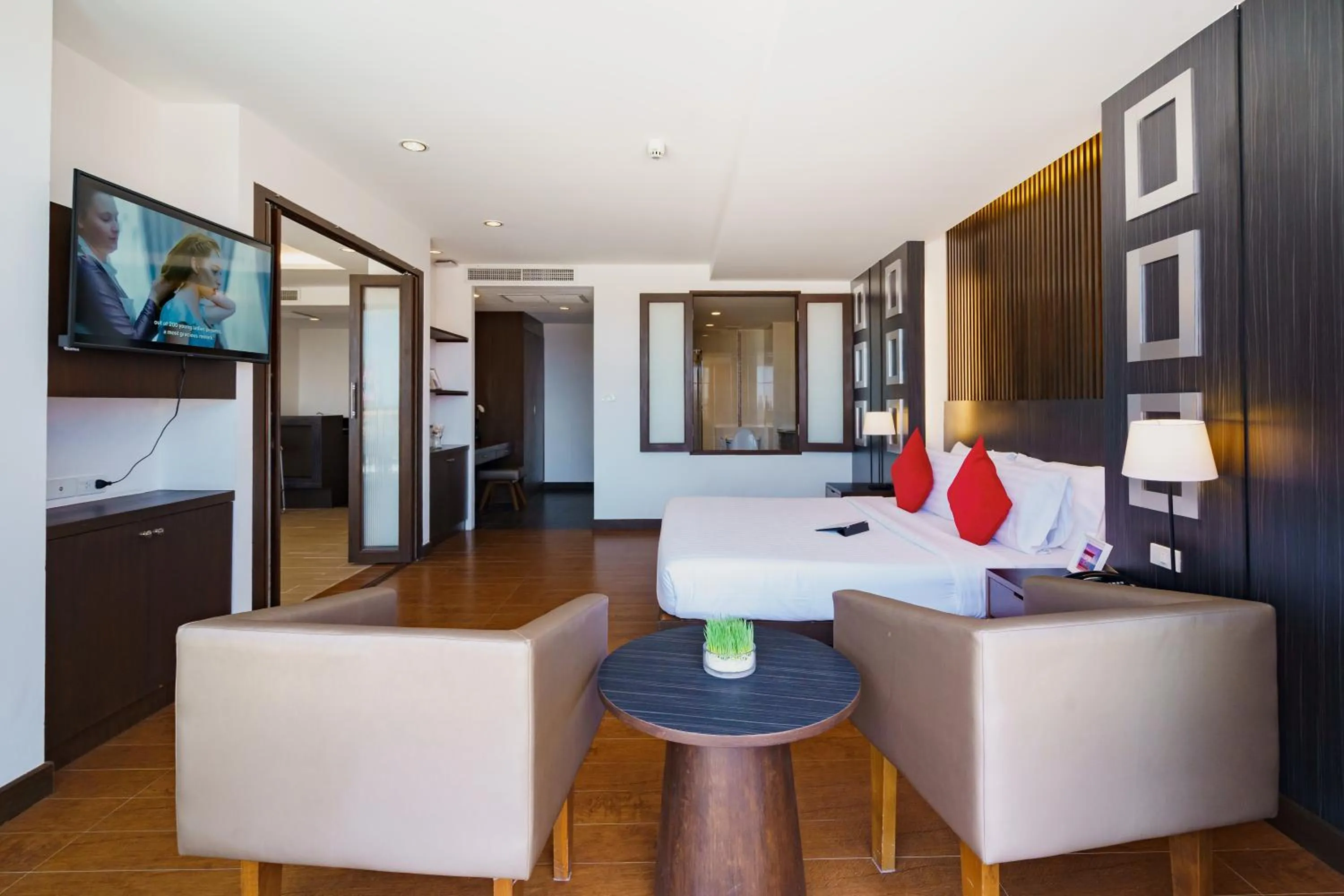 Seating area in Hotel J Pattaya