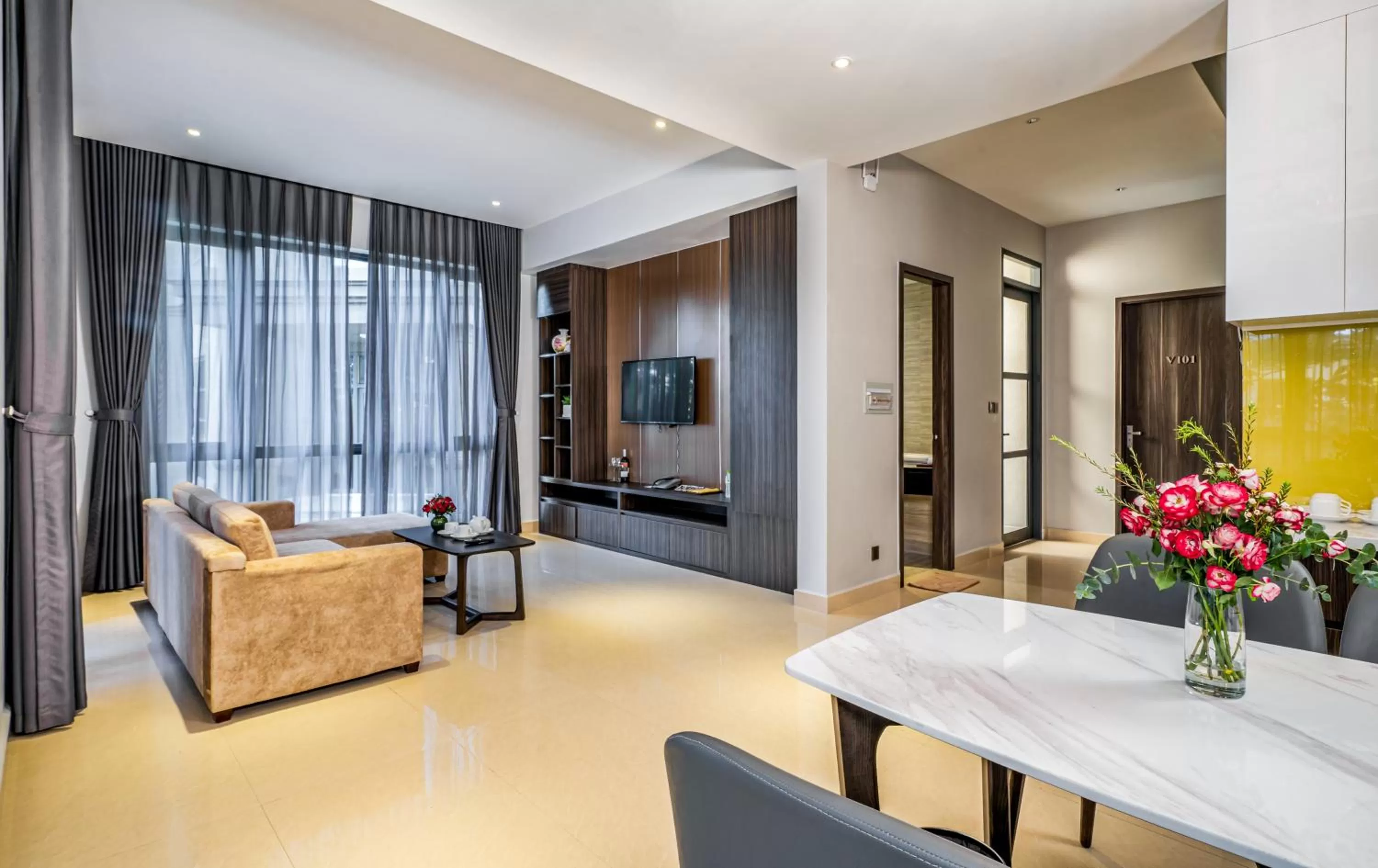 Living room in The Cap Hotel