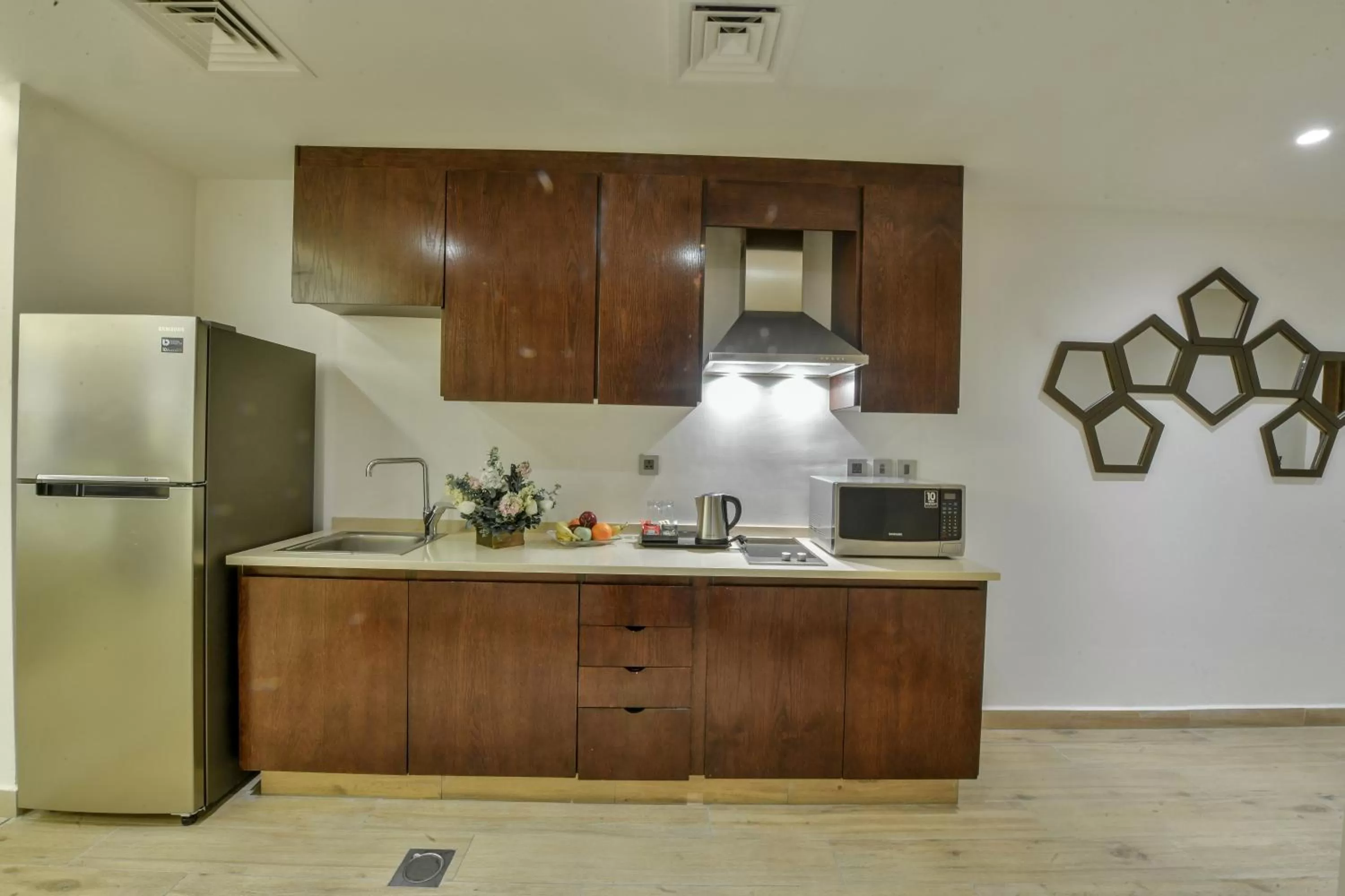 Kitchen or kitchenette in Downtown Hotel Apartments