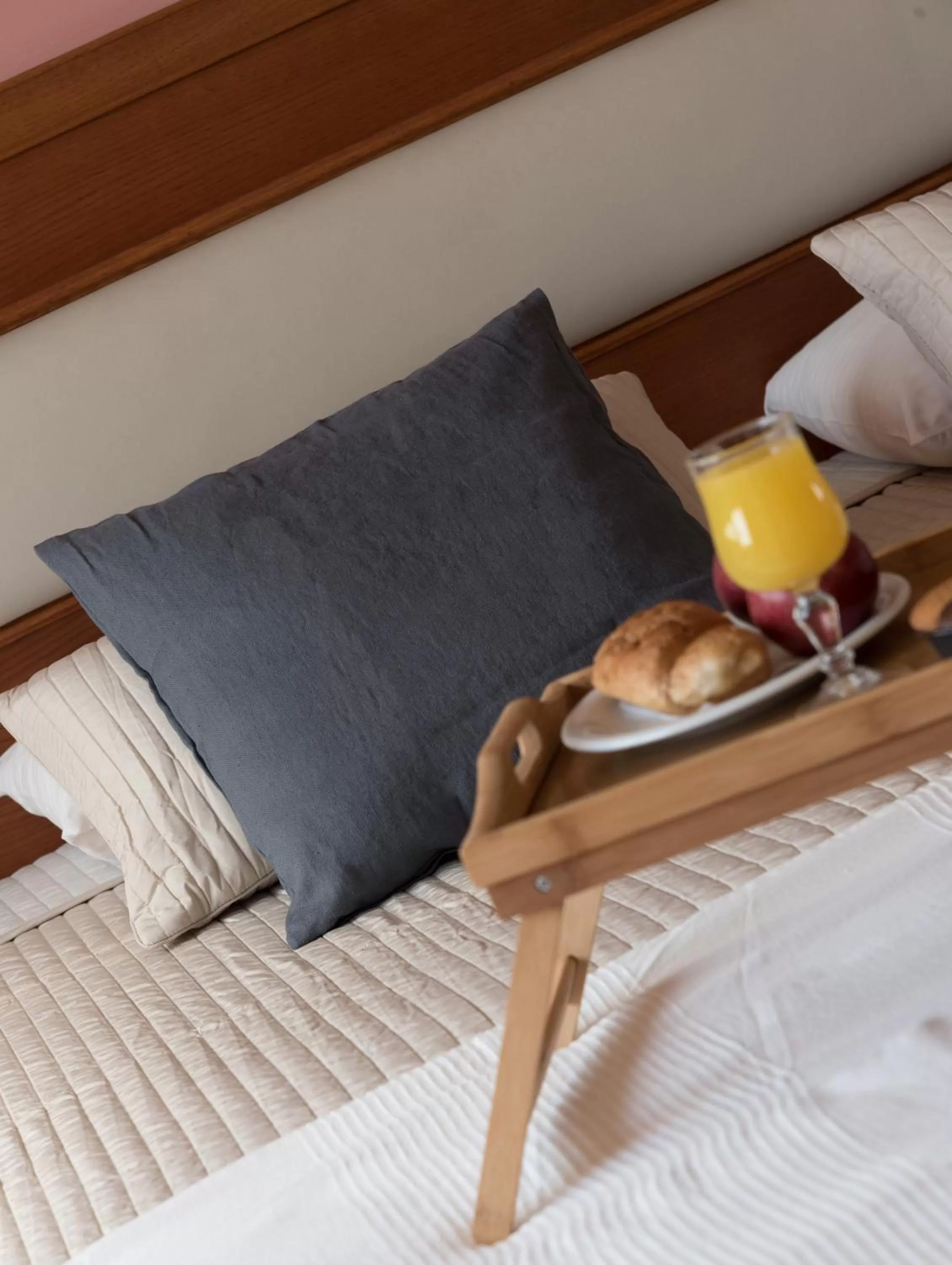 Bed in Acharnis Kavallari Hotel Suites