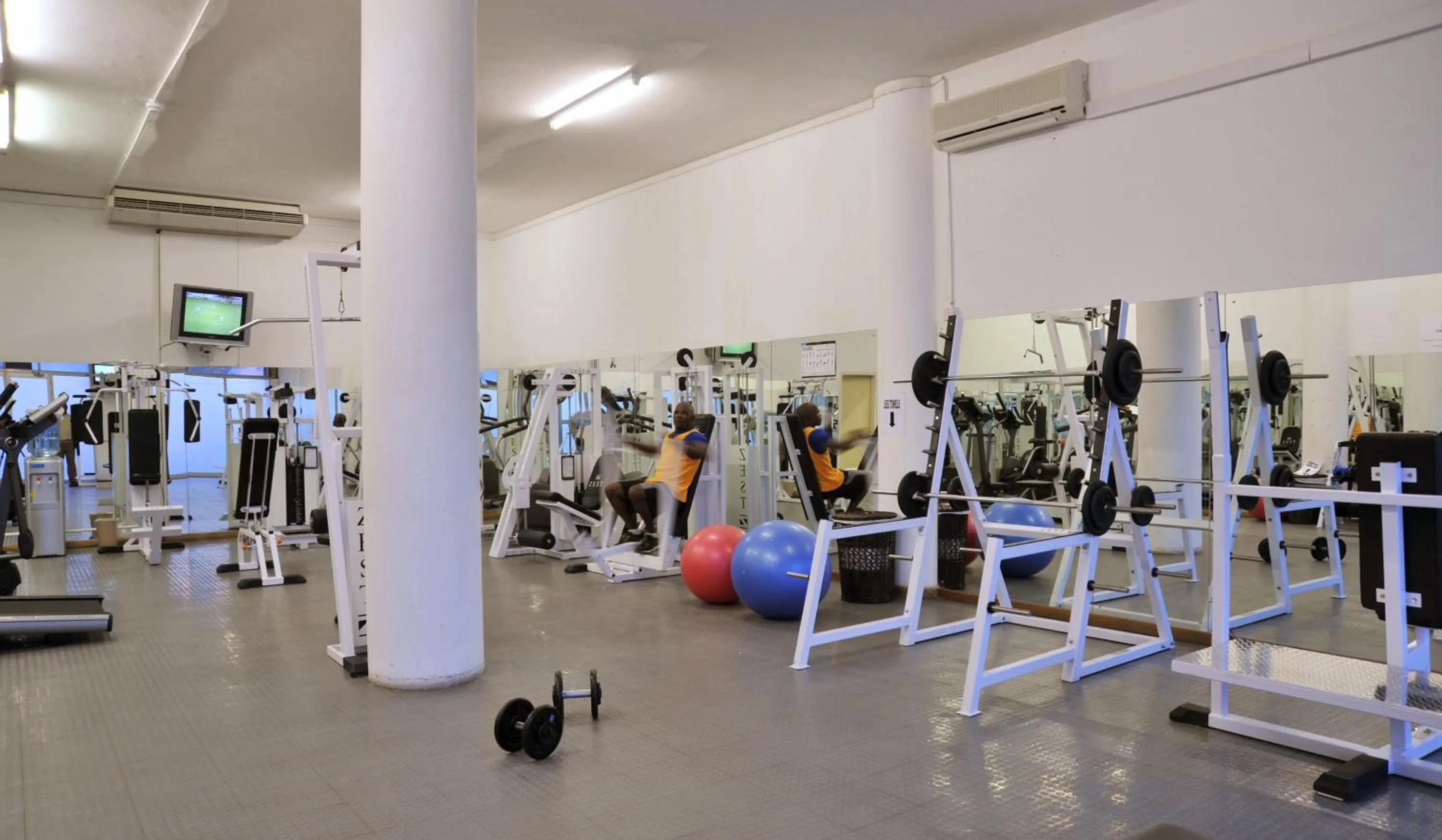 Fitness centre/facilities in Cresta President Hotel