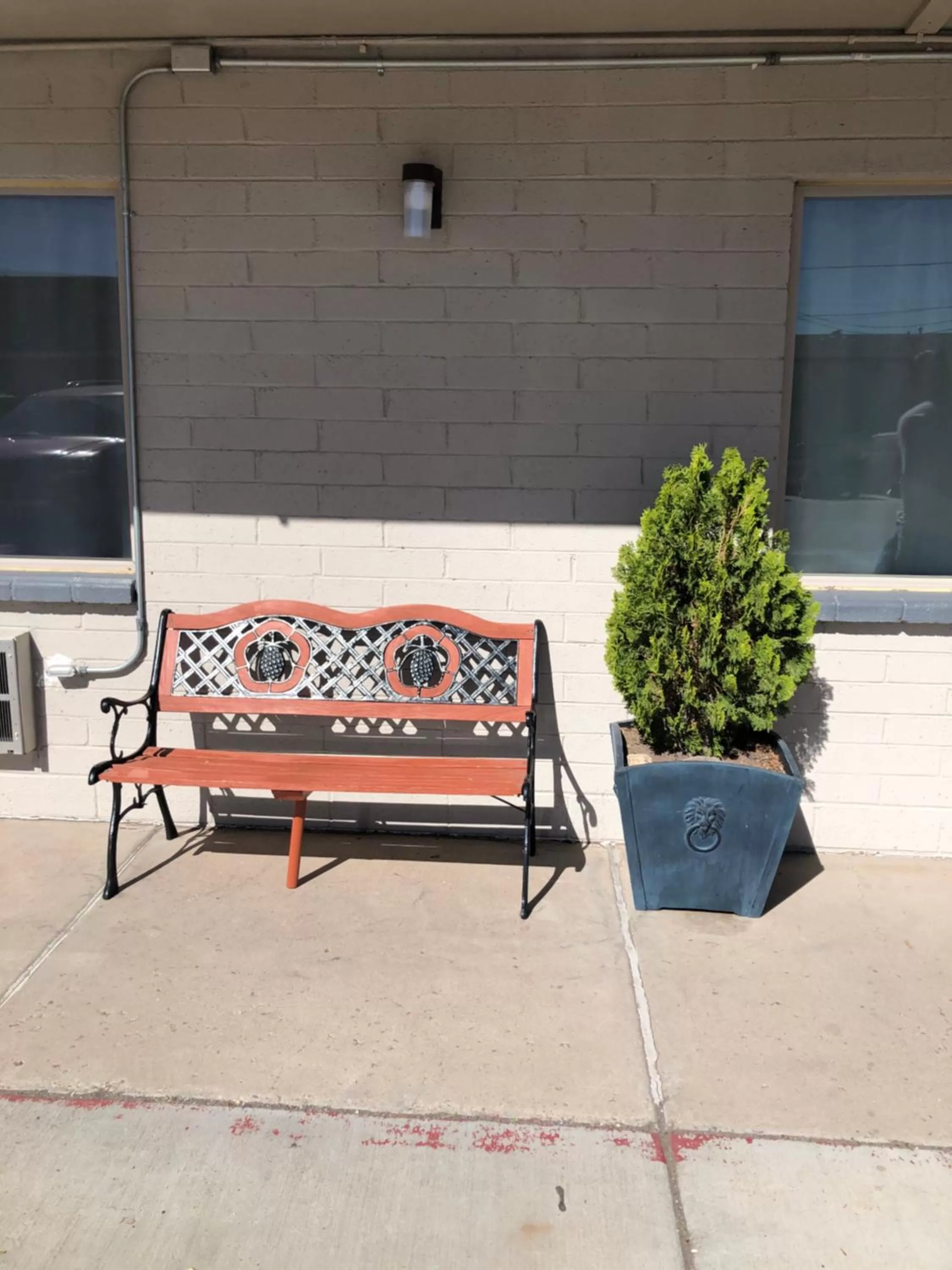 Patio in Motel 6 Williams AZ Downtown Grand Canyon