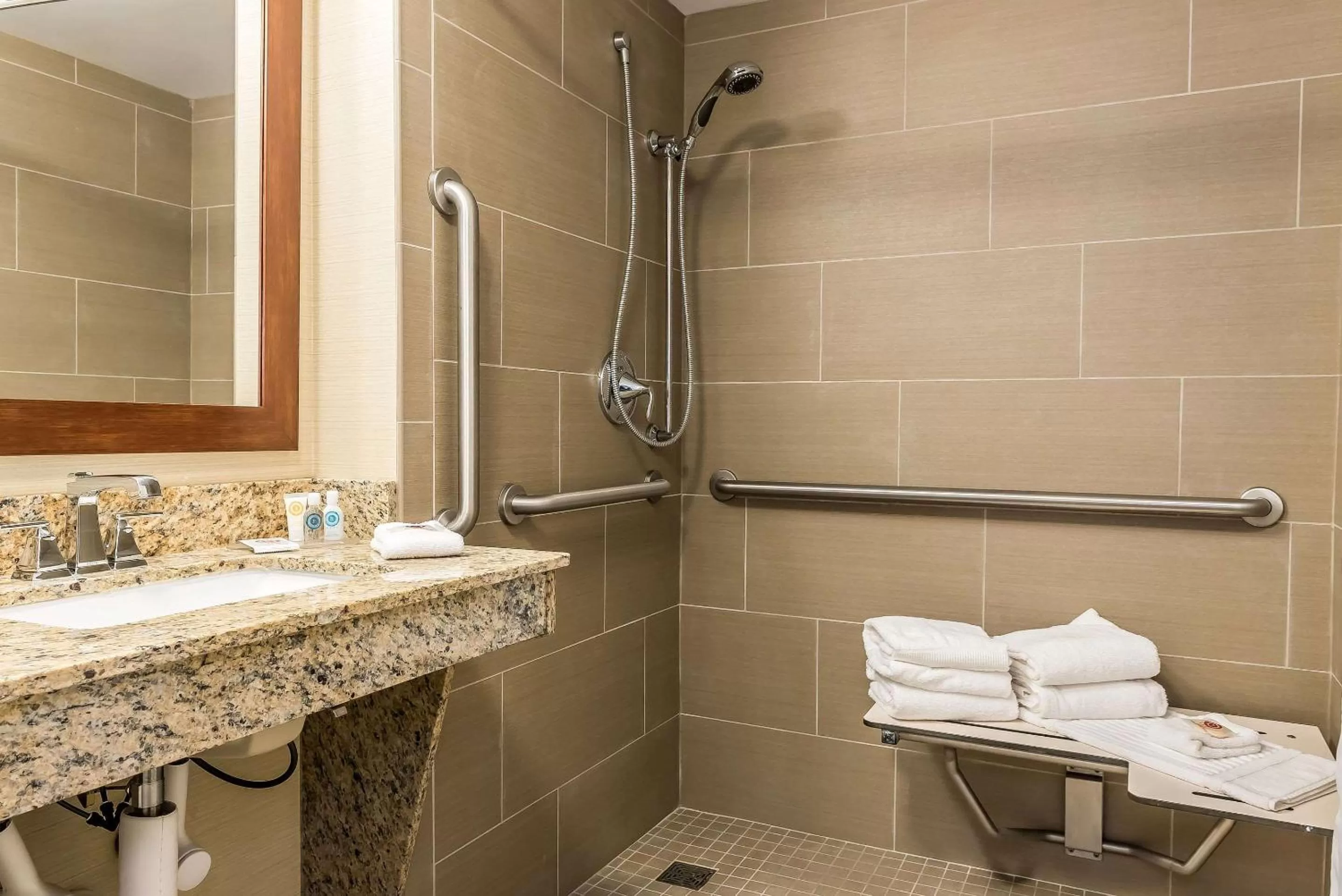 Bathroom in Comfort Inn & Suites Piqua-Near Troy-I75