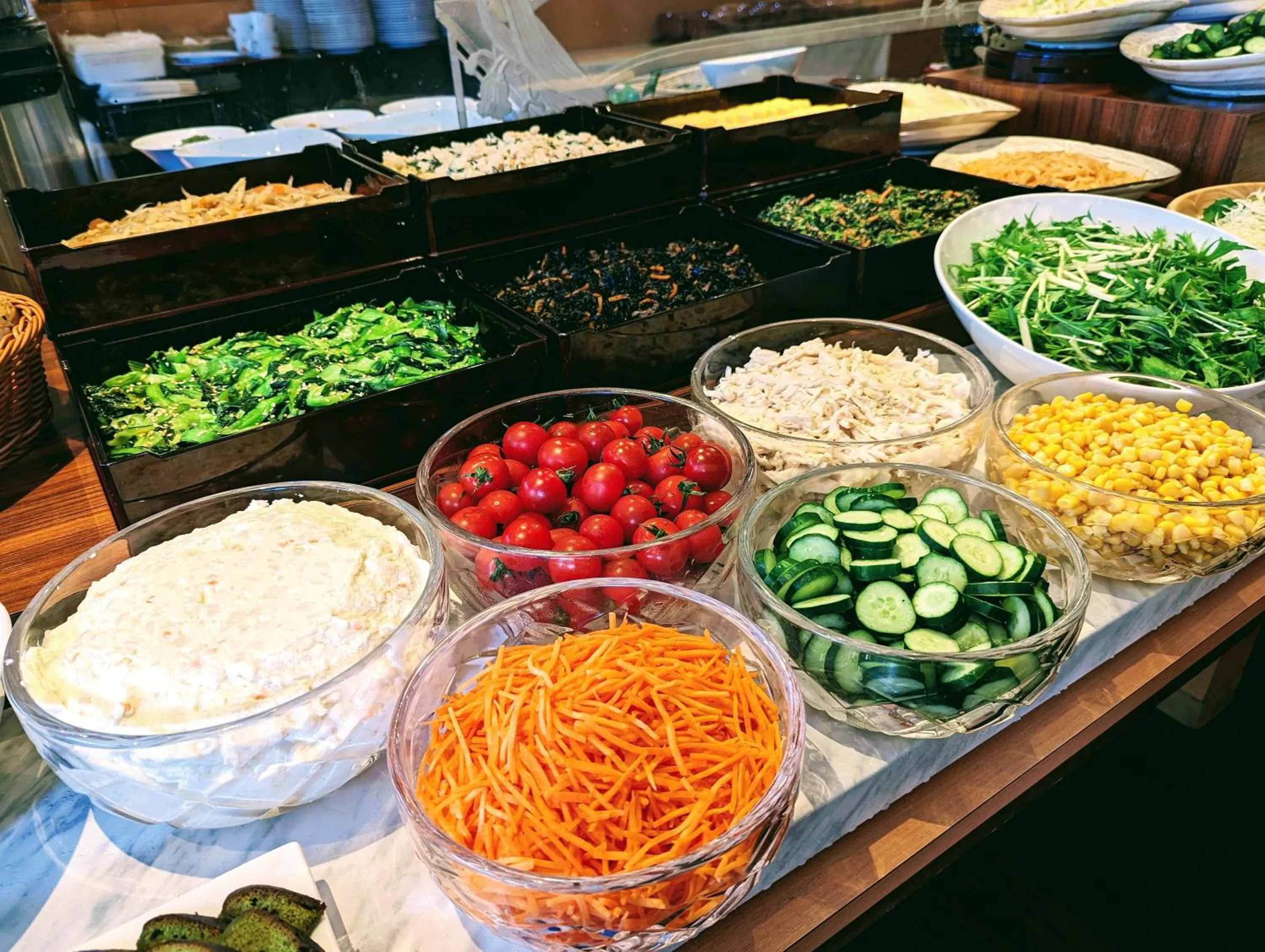 Buffet breakfast in El Inn Kyoto