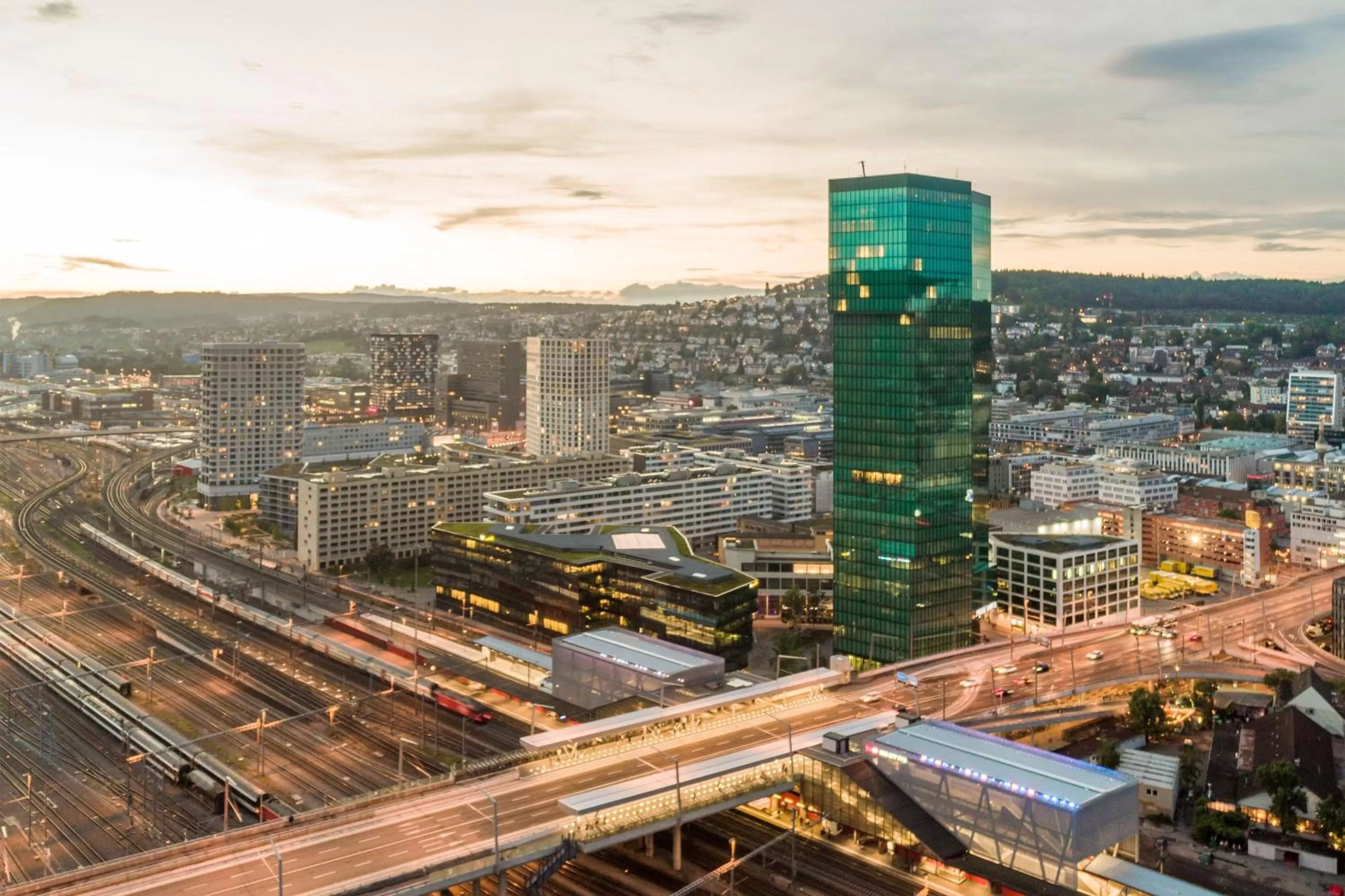 View (from property/room) in Sheraton Zürich Hotel