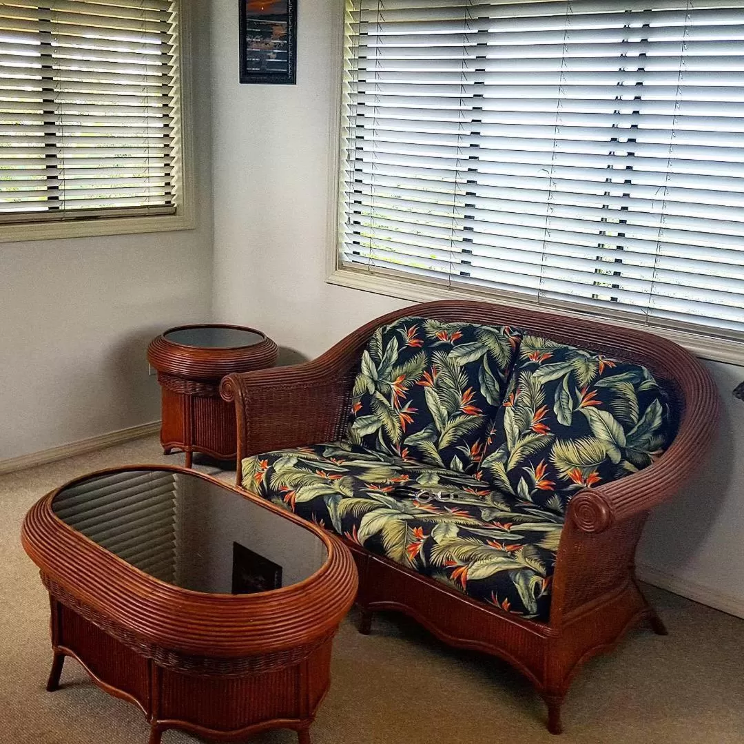 Seating area in Hale Hualalai