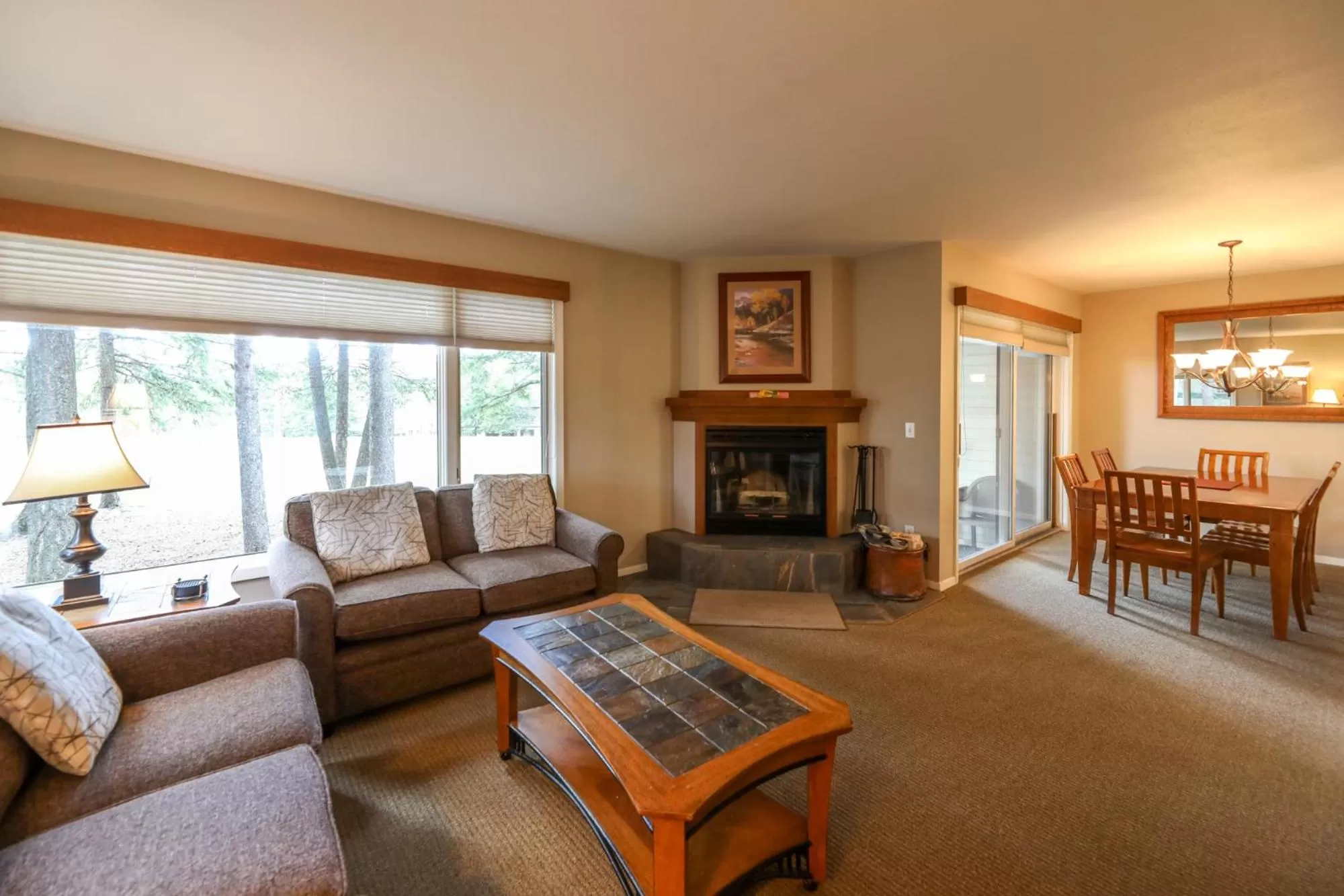 Living room in Meadow Lake Resort & Condos