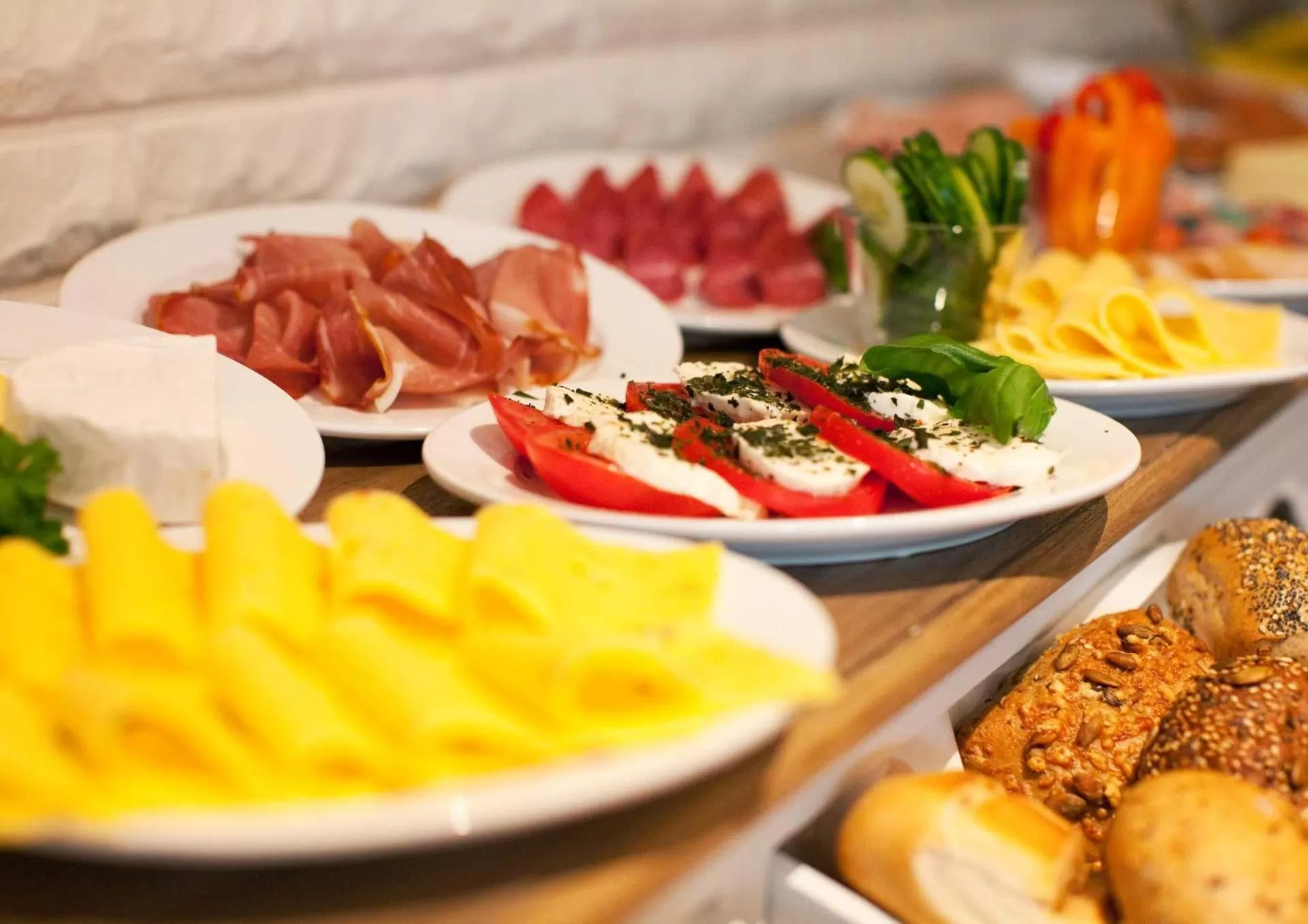 Buffet breakfast in Hotel Rosmarin