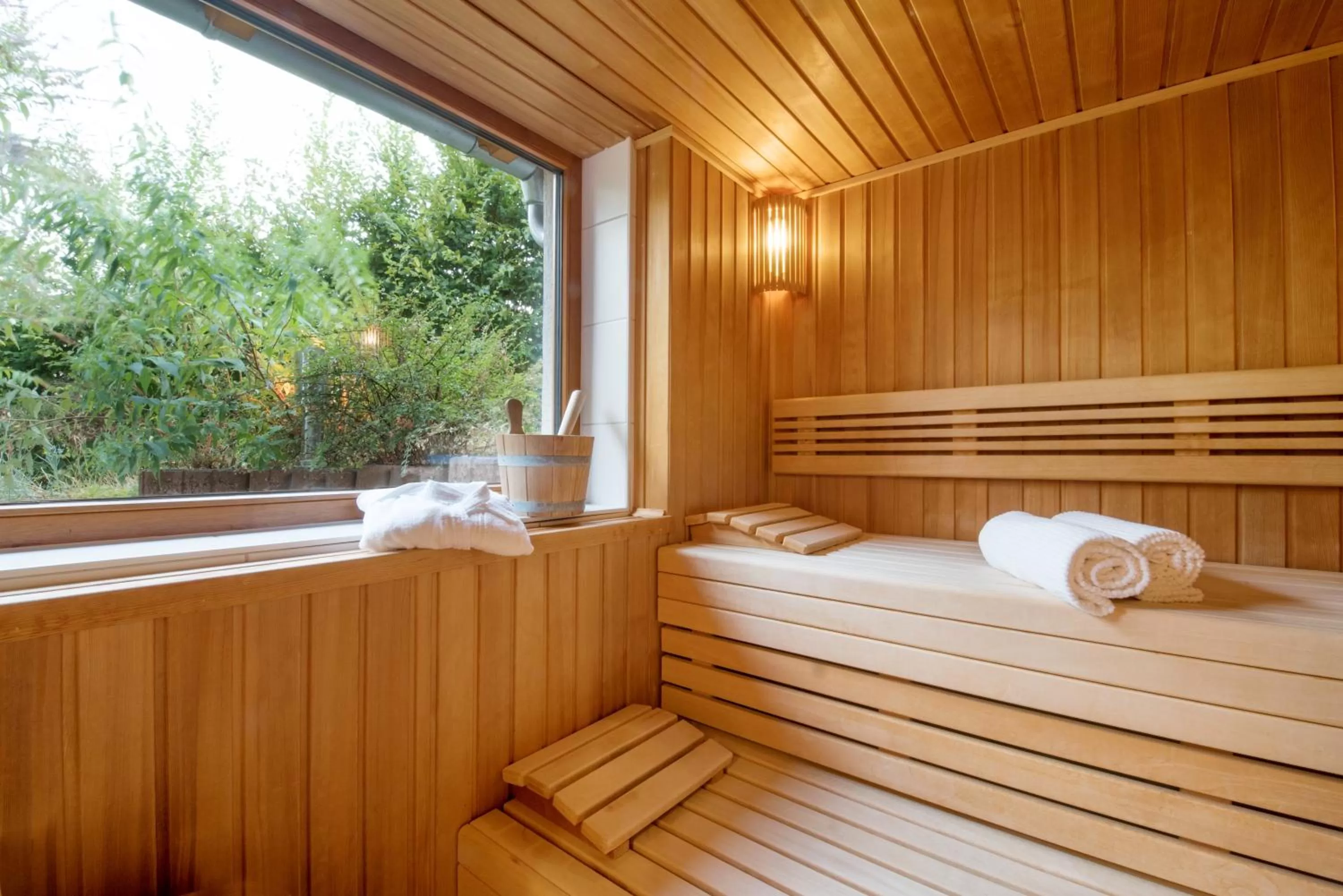 Sauna in Landhotel Lortz