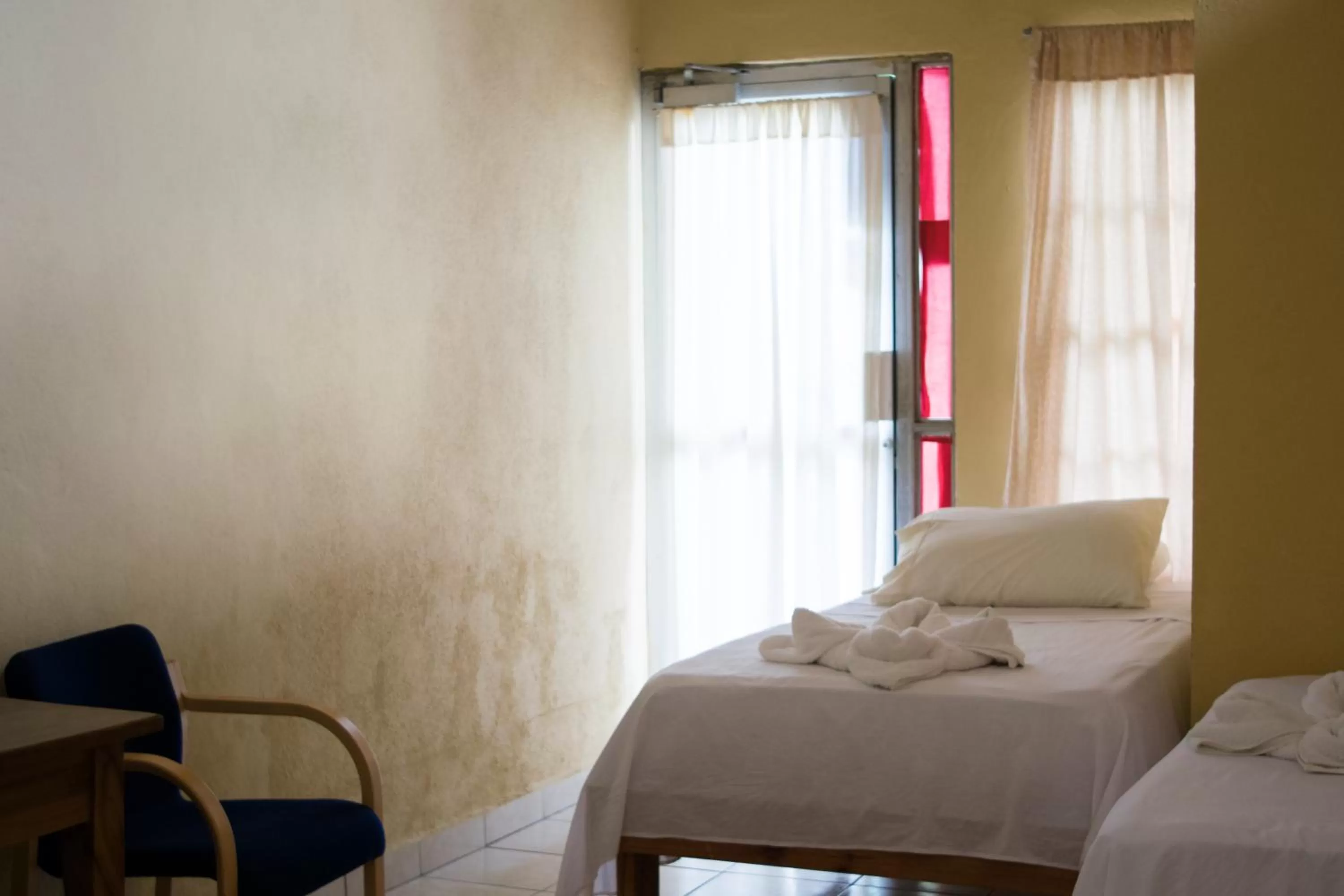 Balcony/Terrace, Bed in Hotel Valerie