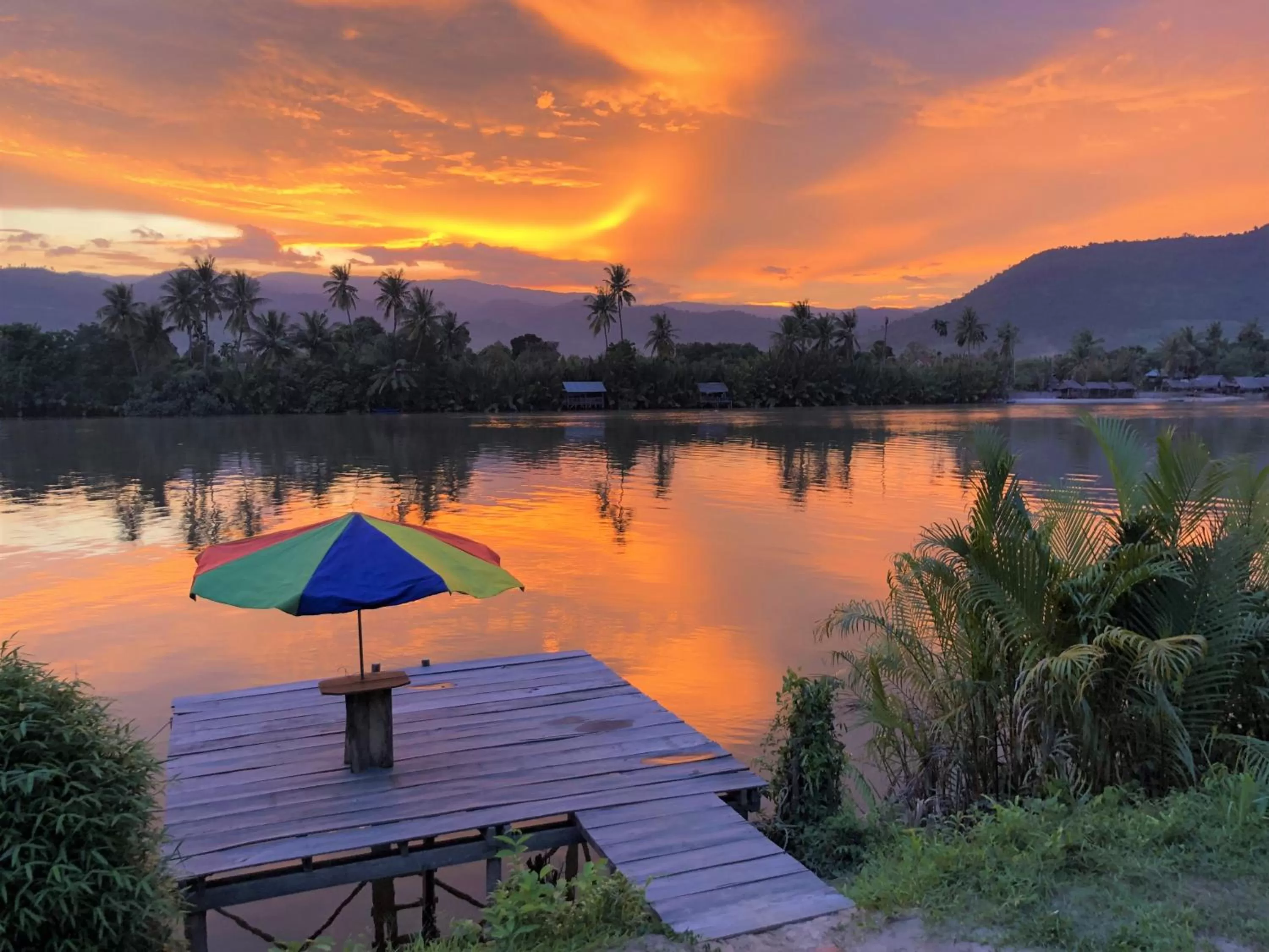 Sunset in Green Mango Bungalows