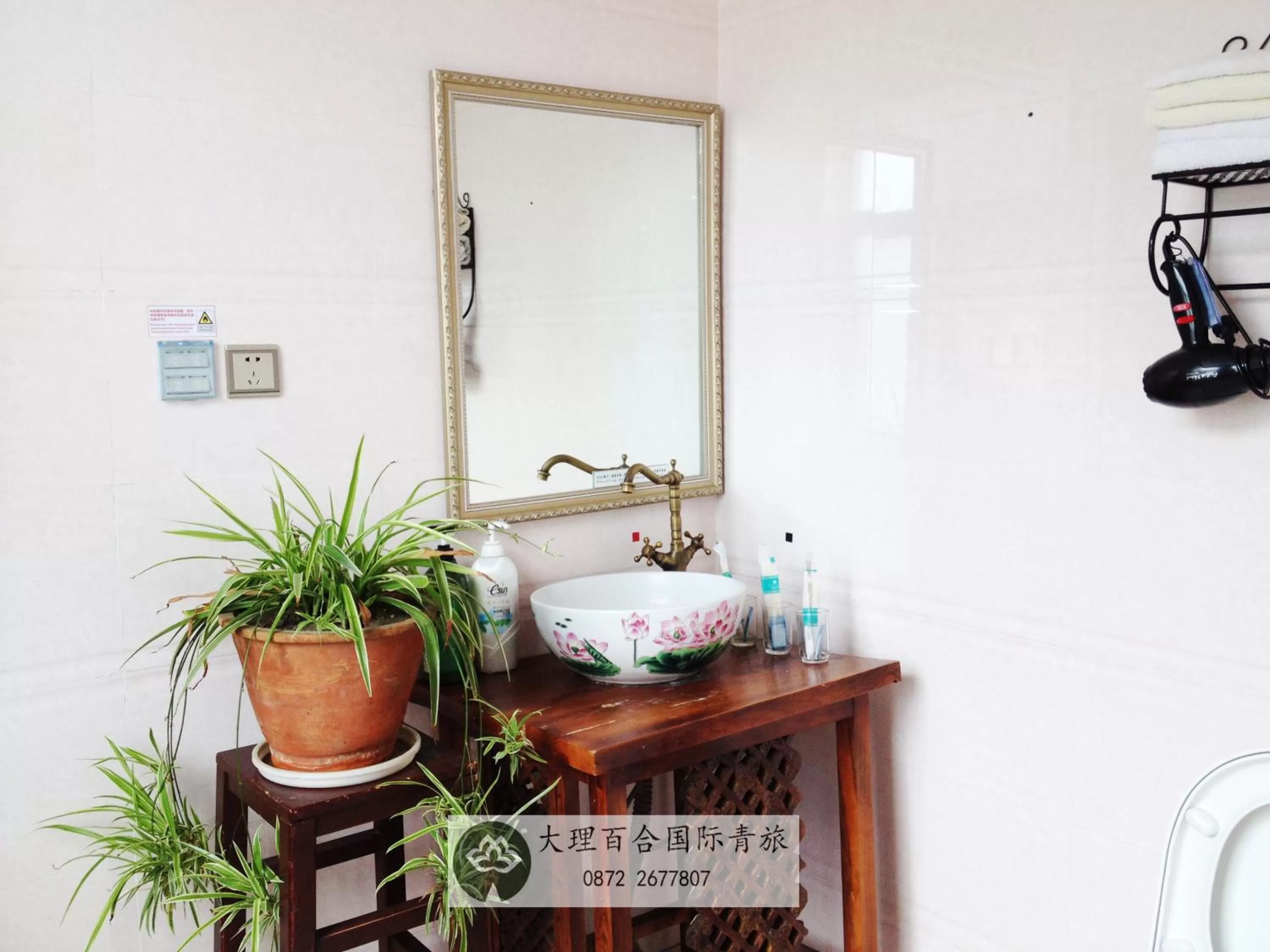 Shower in The Lily Pad Inn