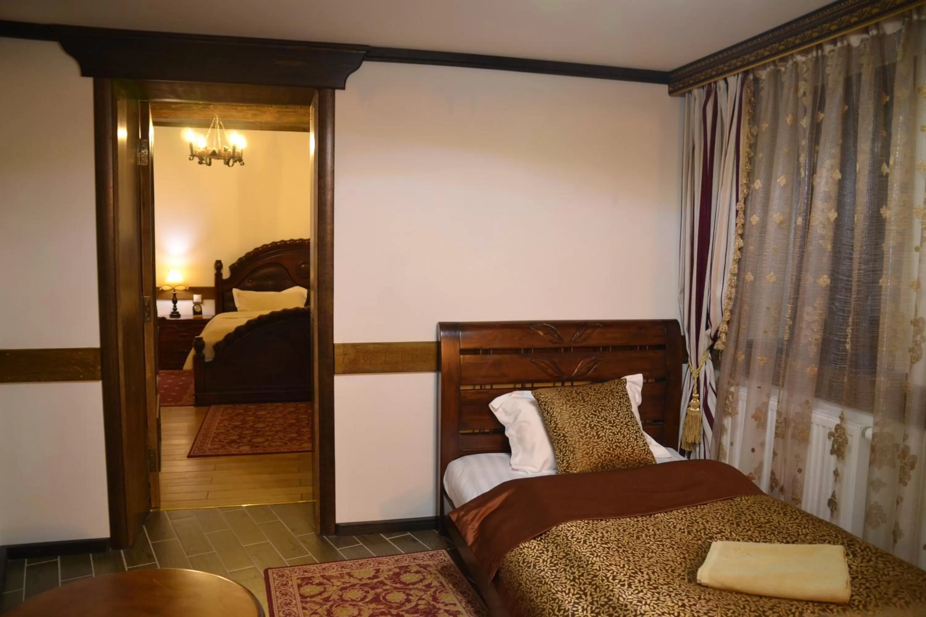 Bed in Zámek Lužec Spa & Wellness Resort