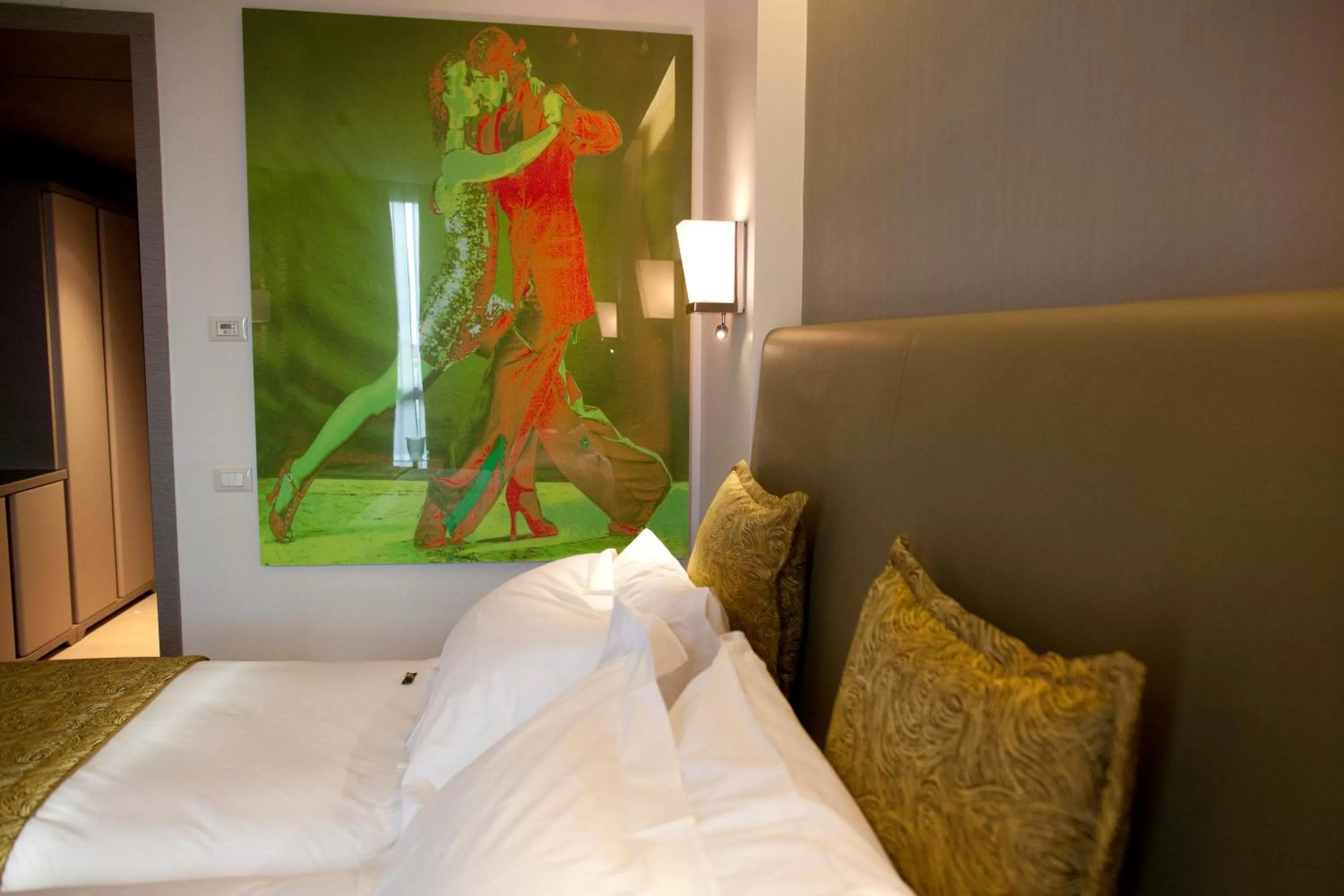 Decorative detail, Bed in Crowne Plaza Verona Fiera by IHG