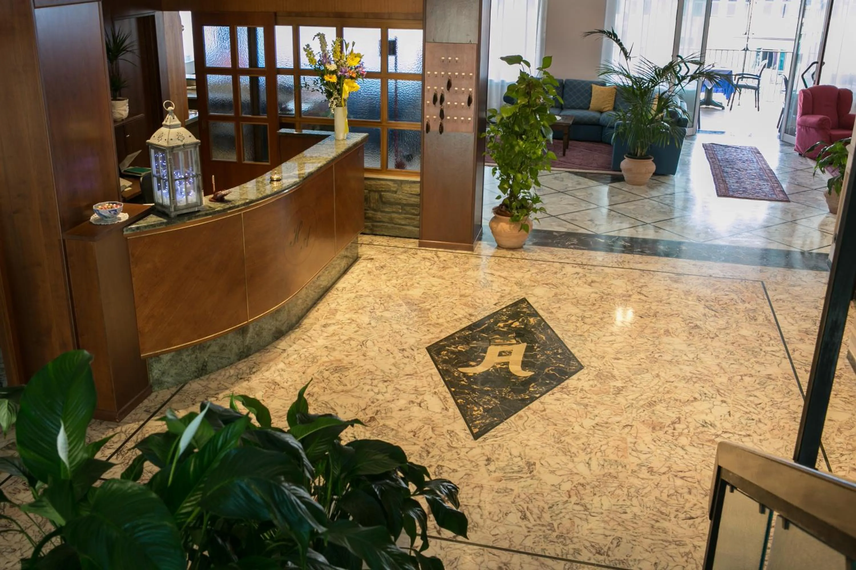 Lobby or reception in Hotel Ariston