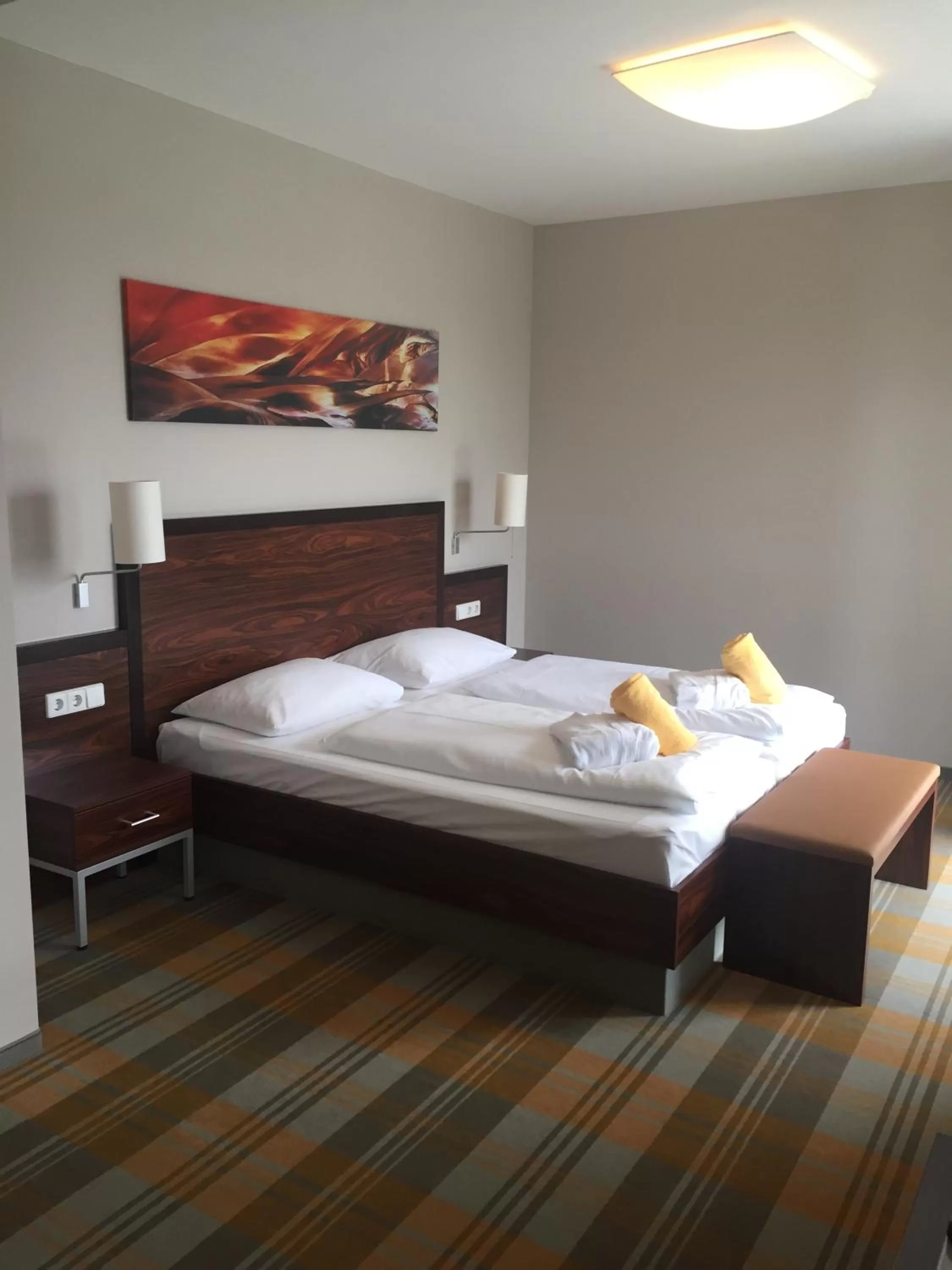 Bed in Hotel Liebmann