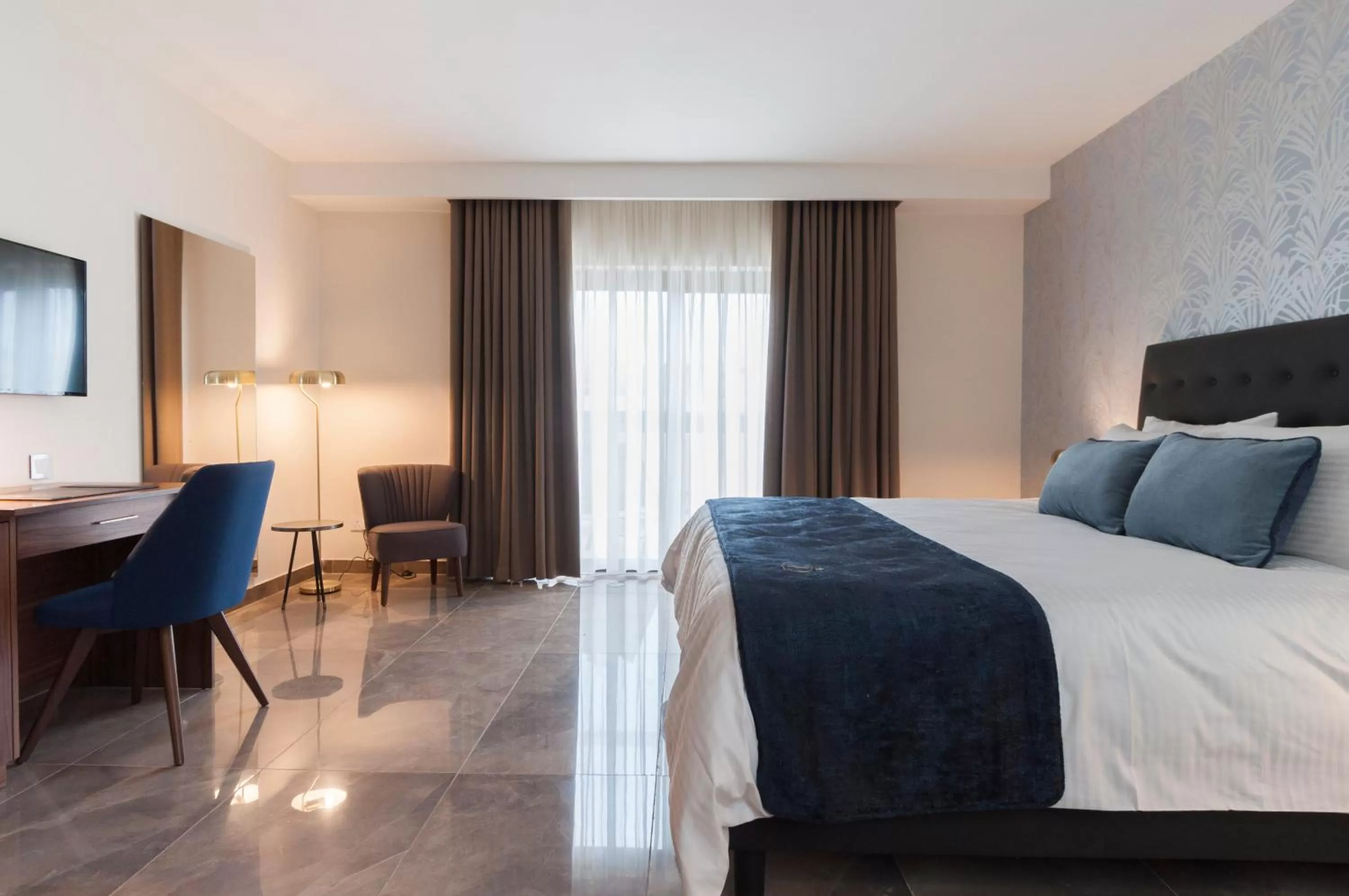 Bed in The Duke Boutique Hotel