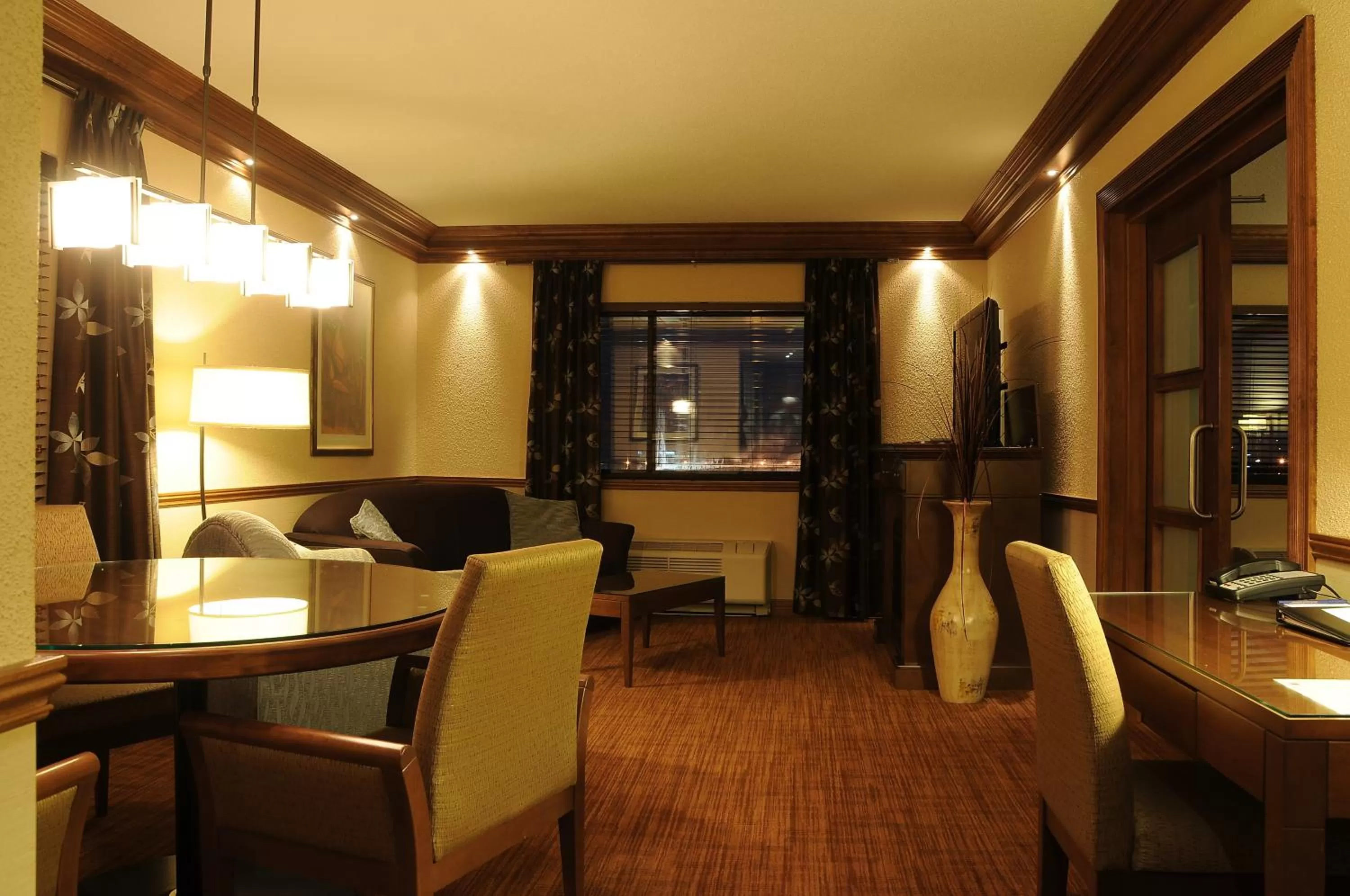 Living room in Hotel Le Montagnais