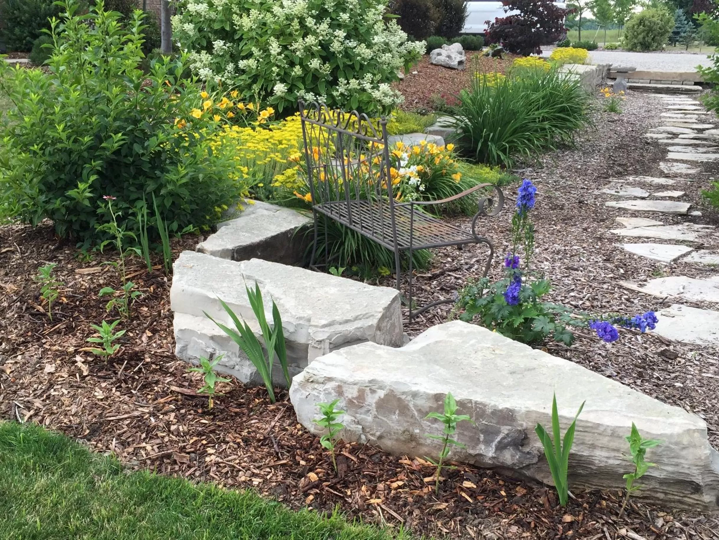 View (from property/room), Garden in Wenzler's Landing B&B