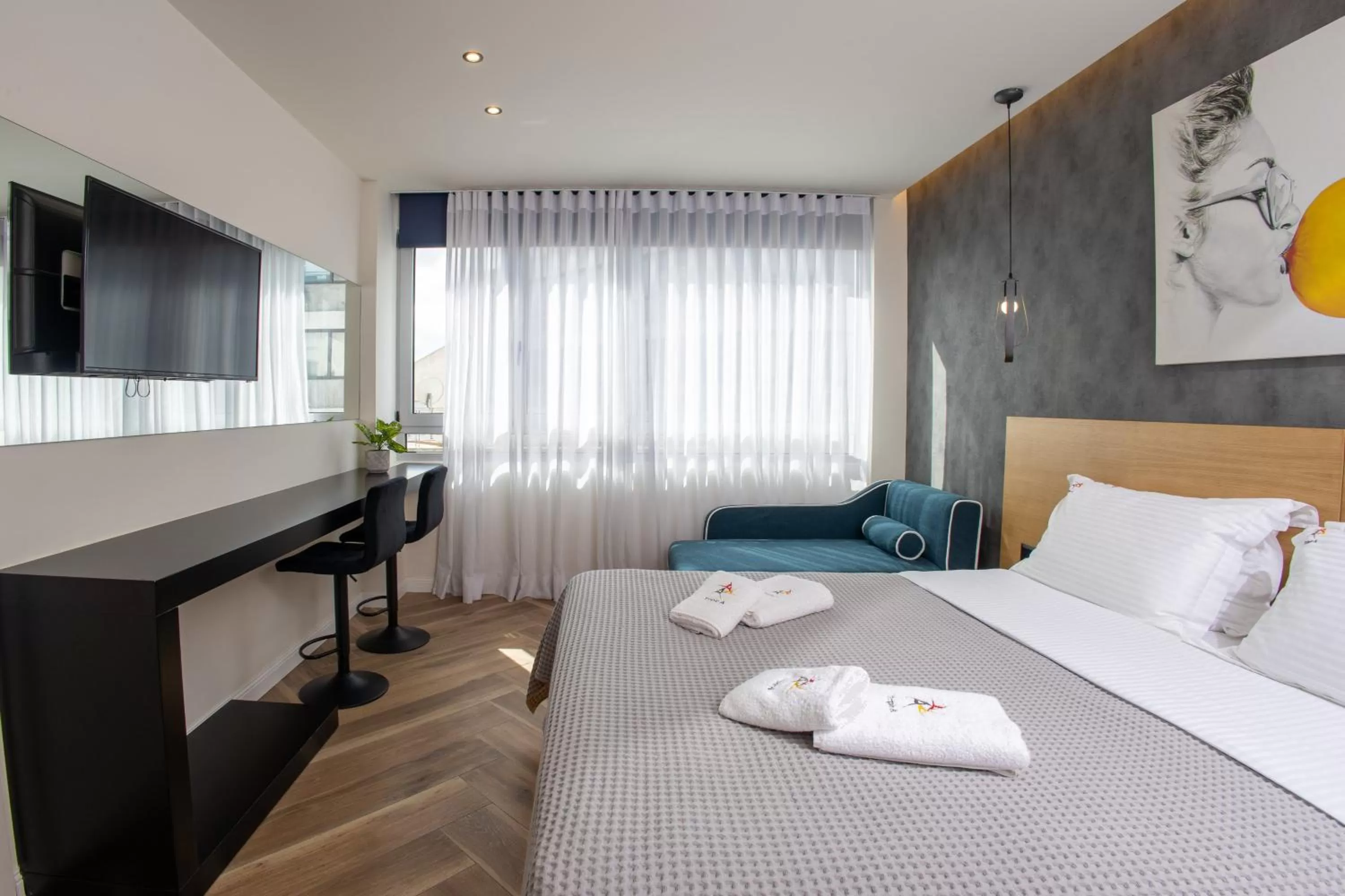 Bedroom, Bed in Triple A - Apartments Accommodation in Prime Location (Between Monastiraki & Syntagma Square)