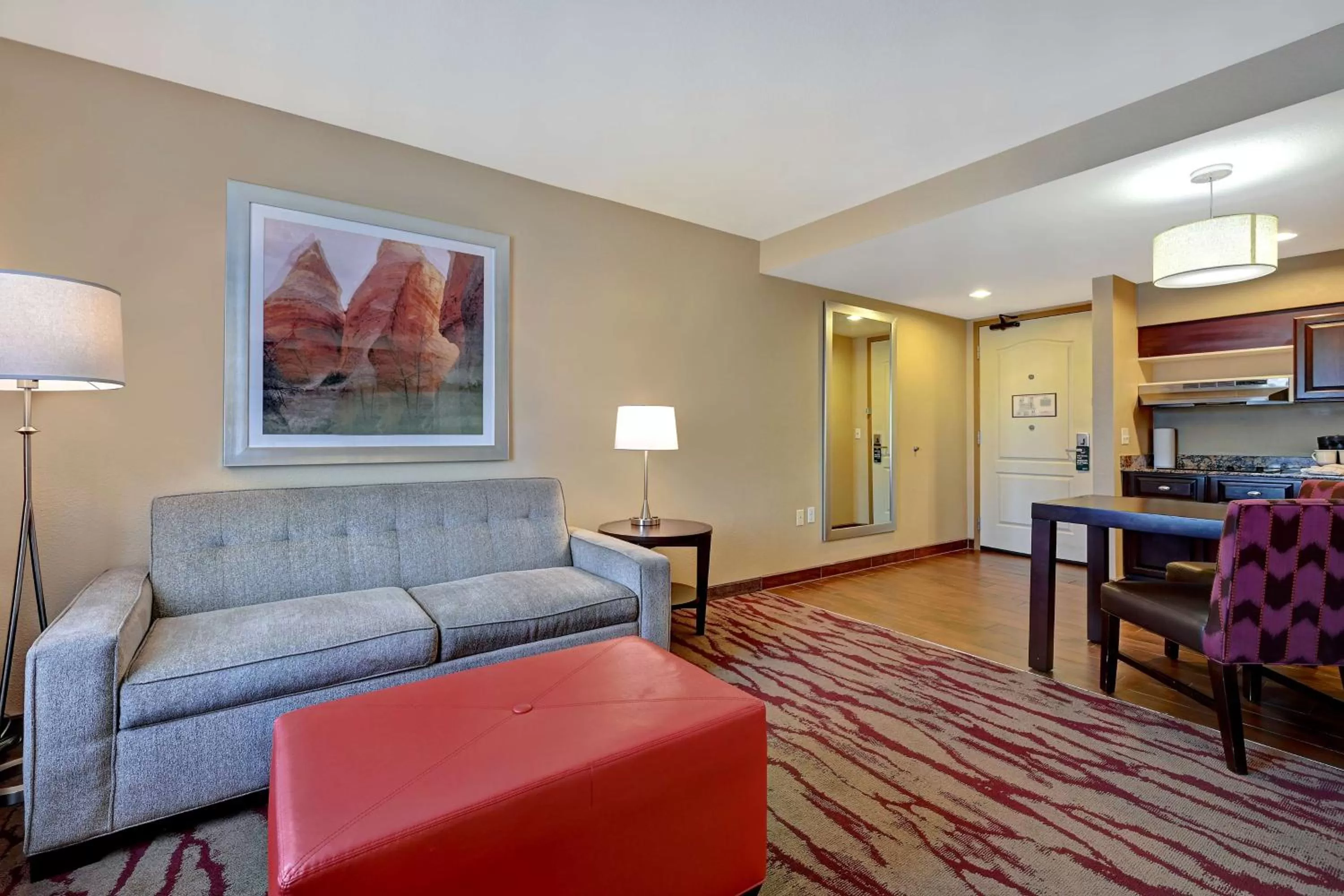 Living room in Homewood Suites by Hilton Albuquerque Airport