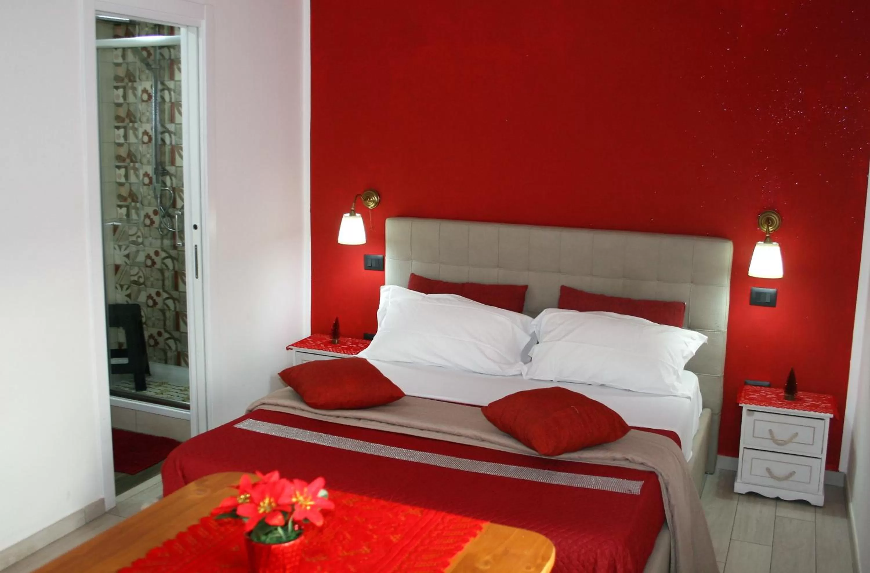 Bed in Domus Michaeli B&B Pompei