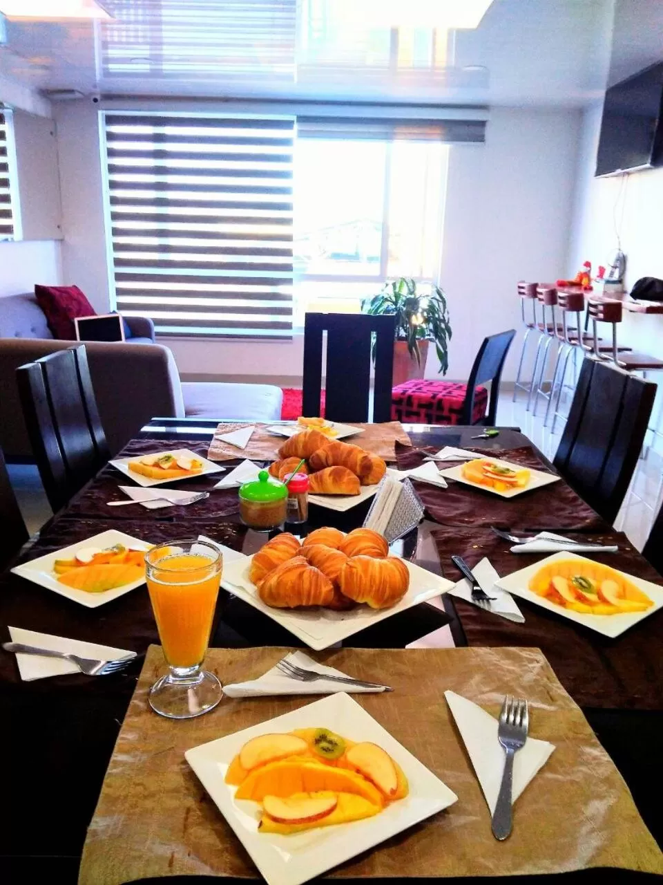 Breakfast in Hotel Casa Huesped Kiwi