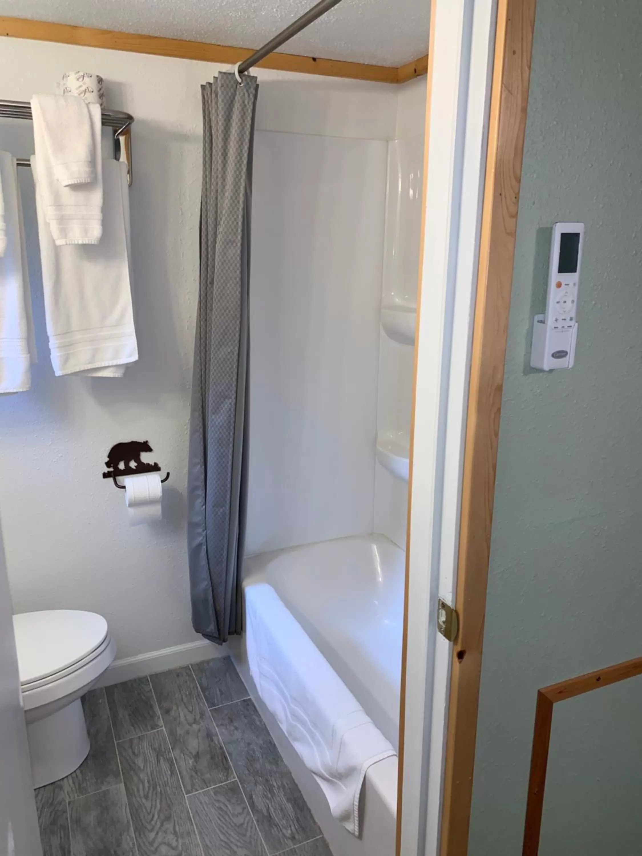 Bathroom in Glacier Haven Inn