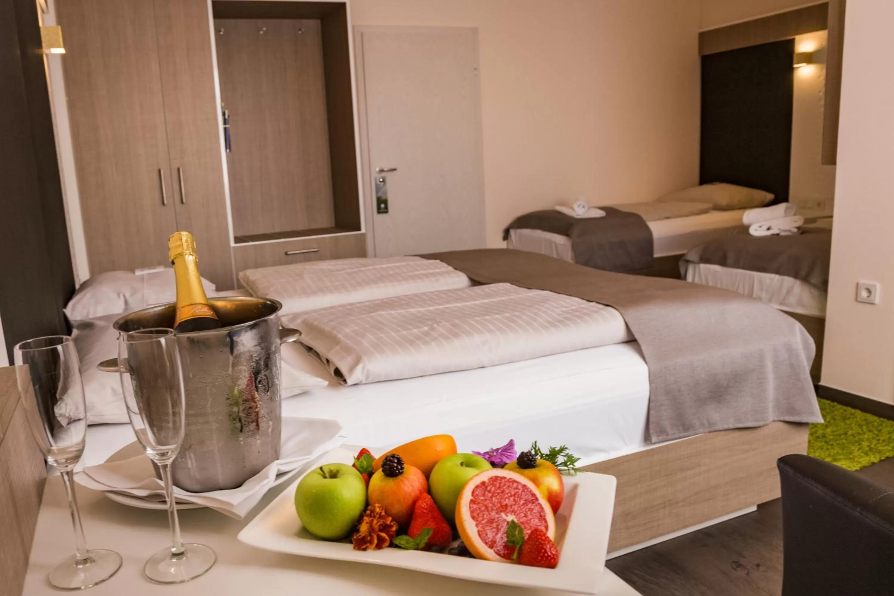 Bed in Hotel-Restaurant Zur Krone