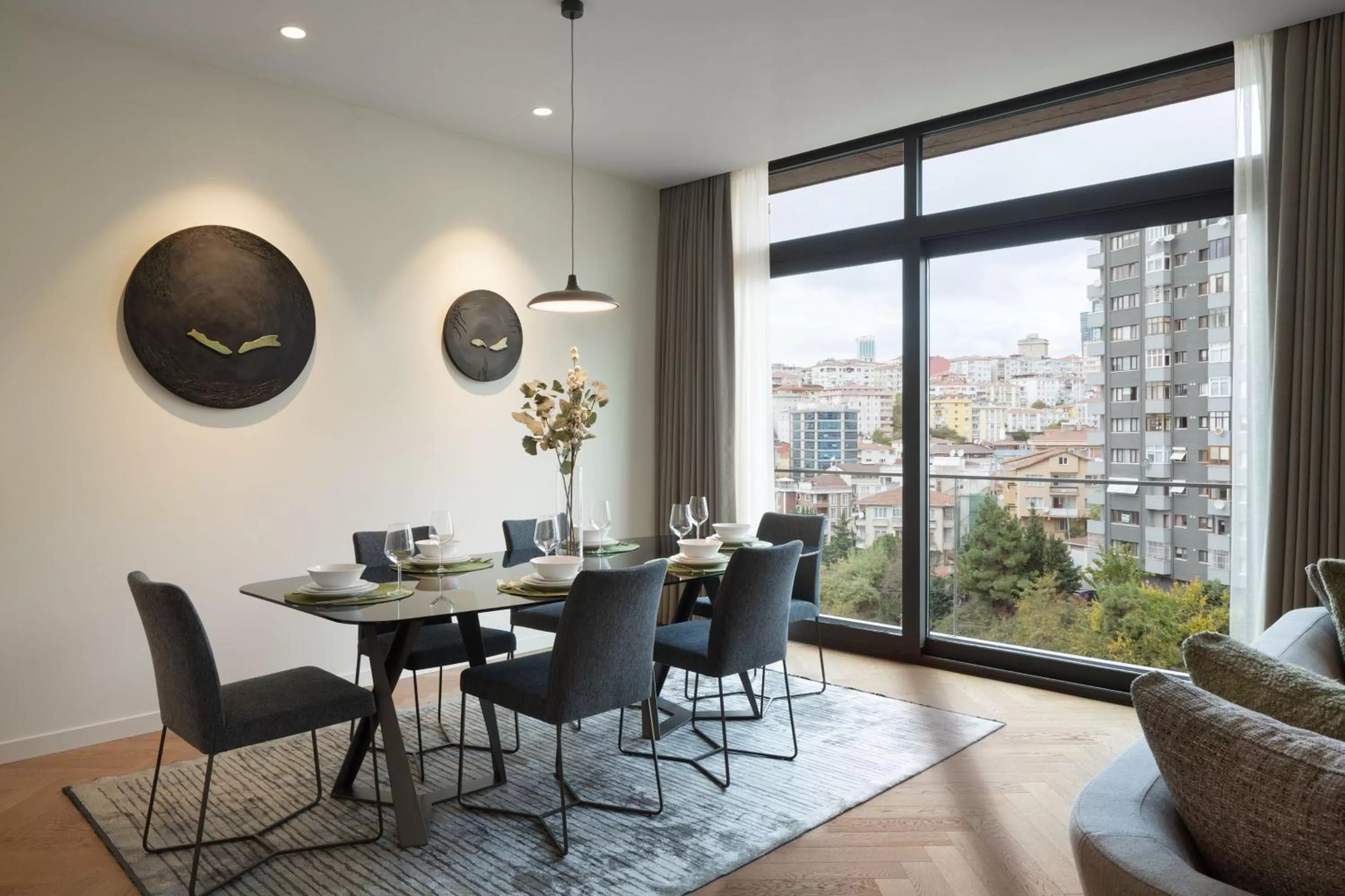 Living room in Marriott Executive Apartments Istanbul Fulya