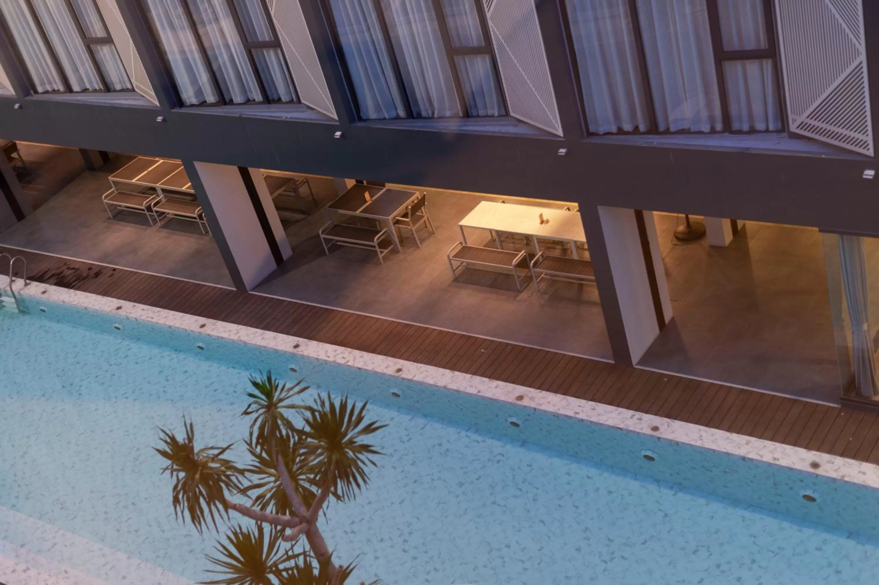 Pool view in Canalis Suvarnabhumi Airport Hotel