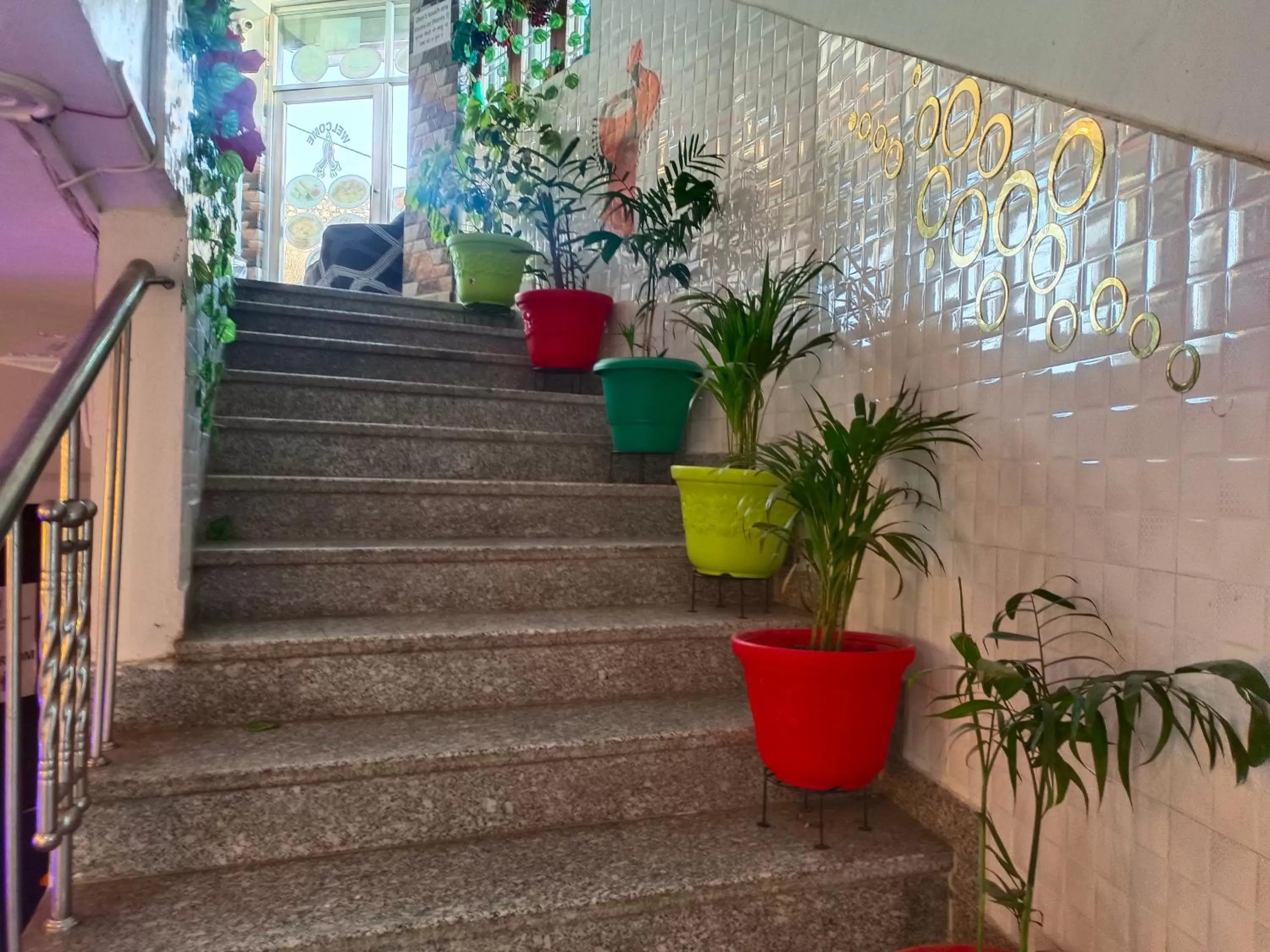 Decorative detail in Hotel Shiv Palace