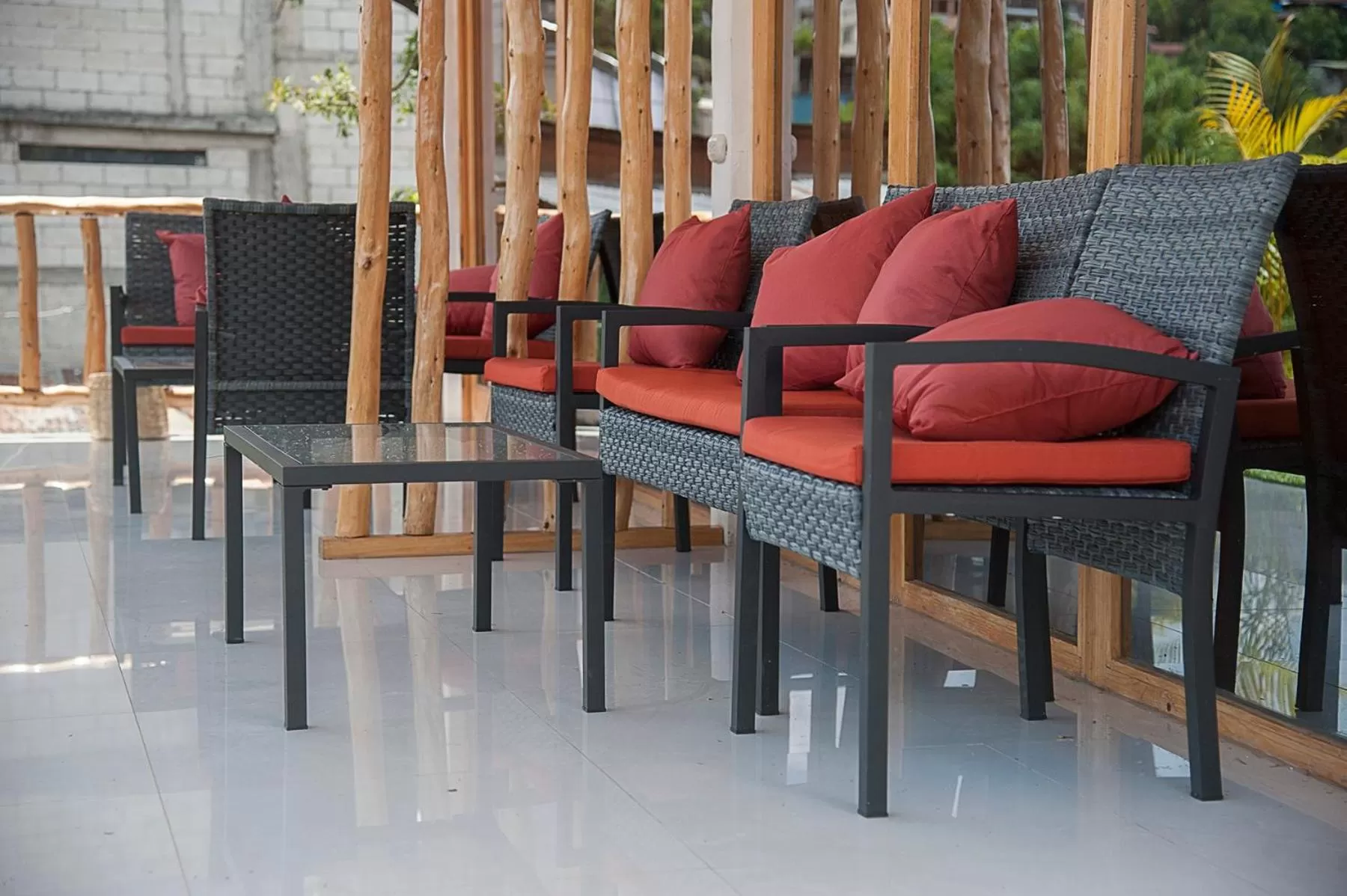 Balcony/Terrace, Seating Area in Sababa Resort