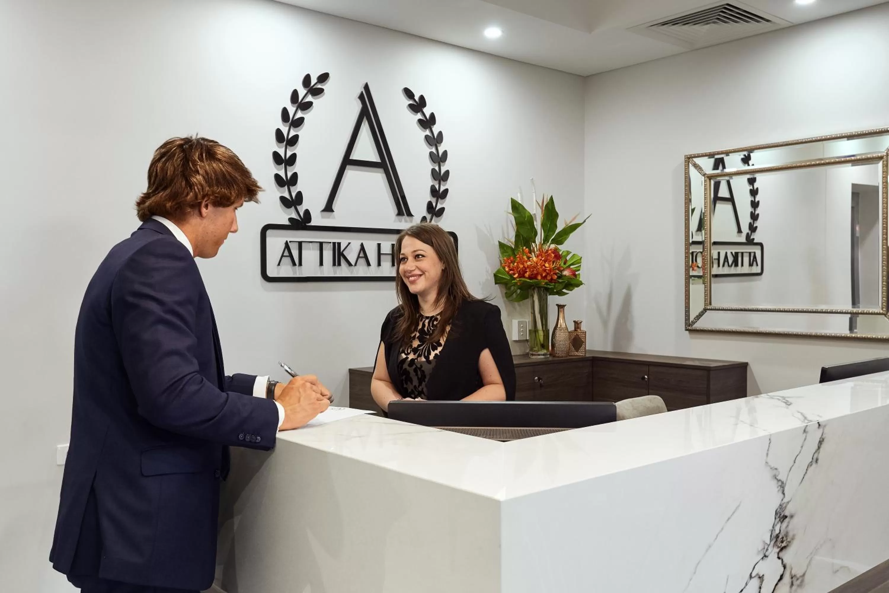 Staff in Attika Hotel