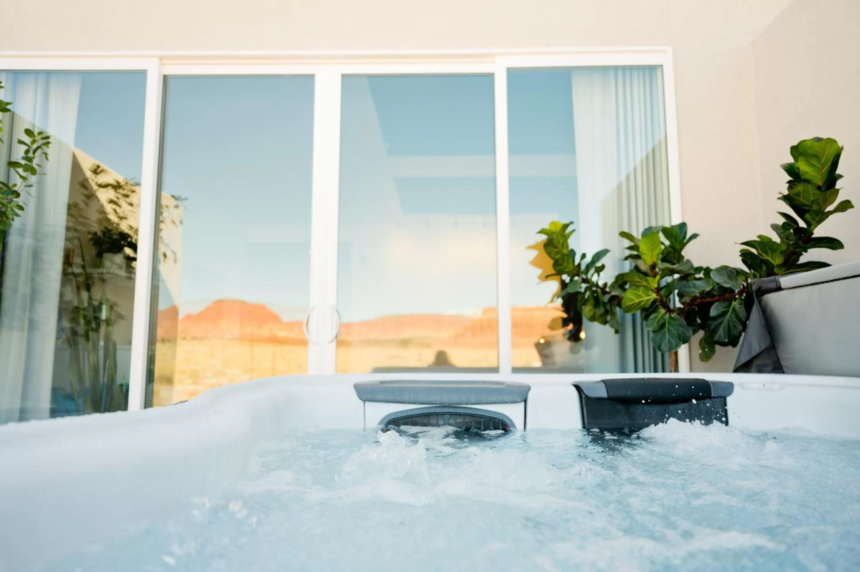 Patio in Skyview Hotel