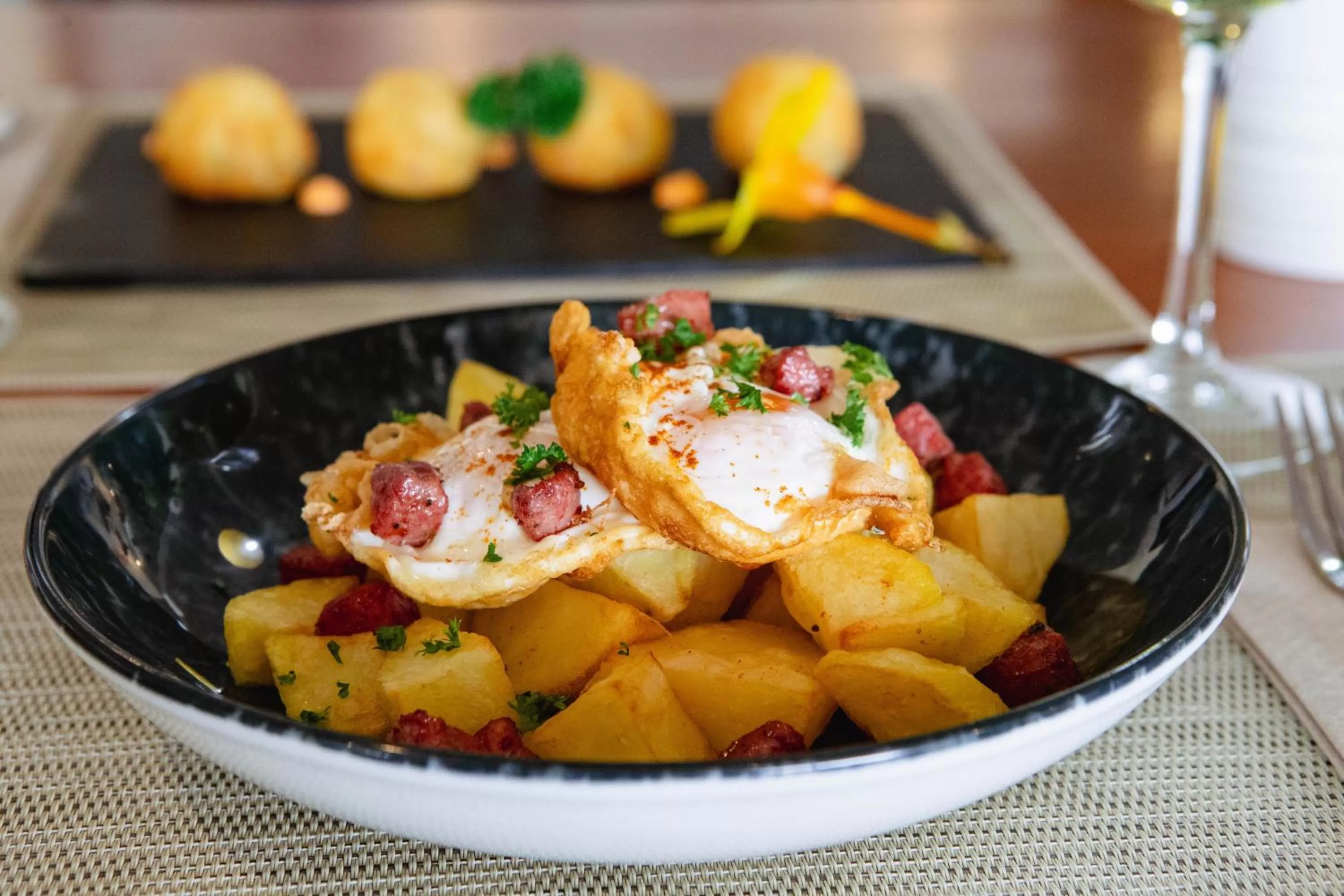 Food close-up in Wyndham Residences Costa Adeje