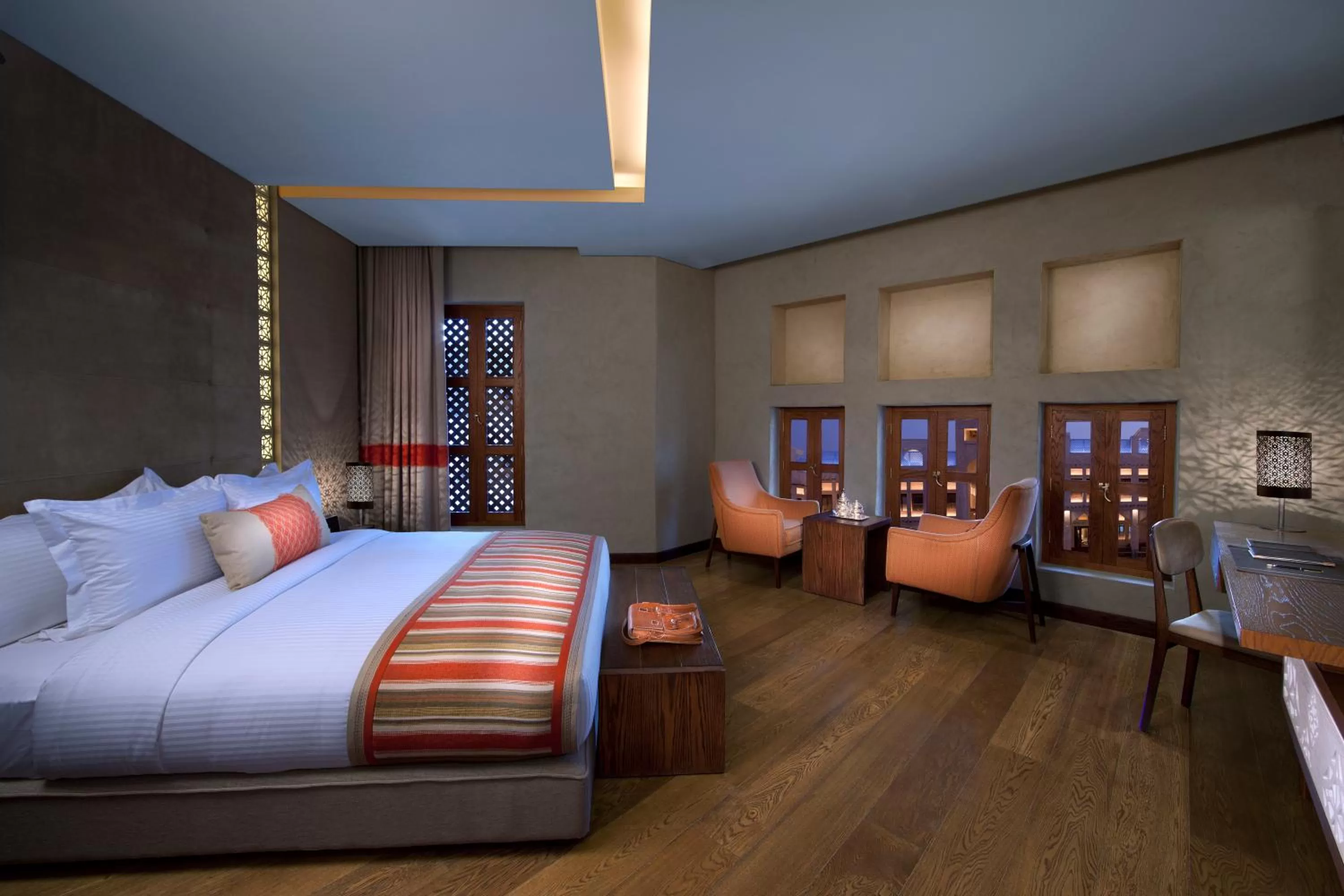Photo of the whole room, Bed in Souq Waqif Boutique Hotels - Tivoli