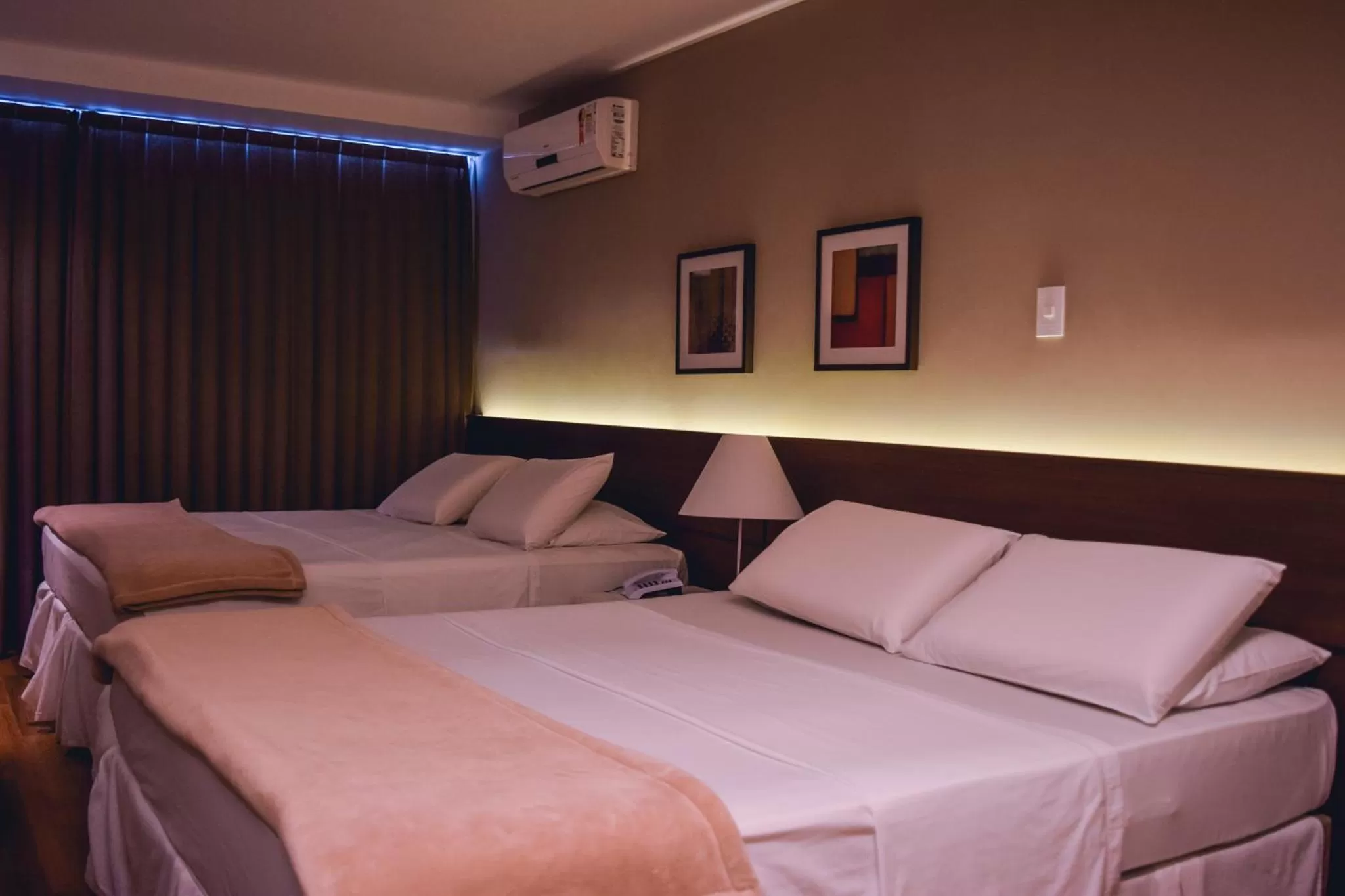 Bed in Atmosfera Hotel