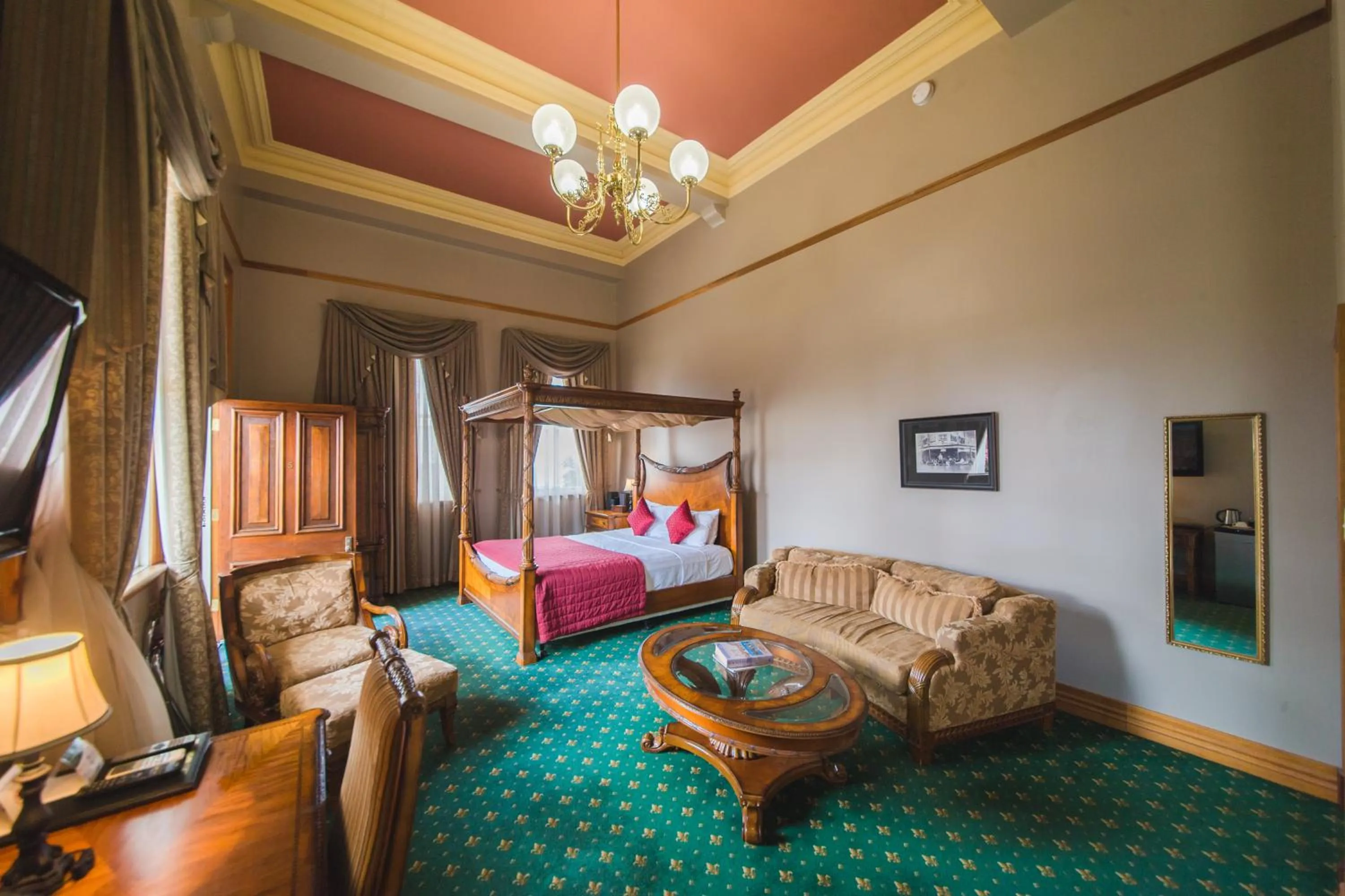 Bed in Denison Boutique Hotel